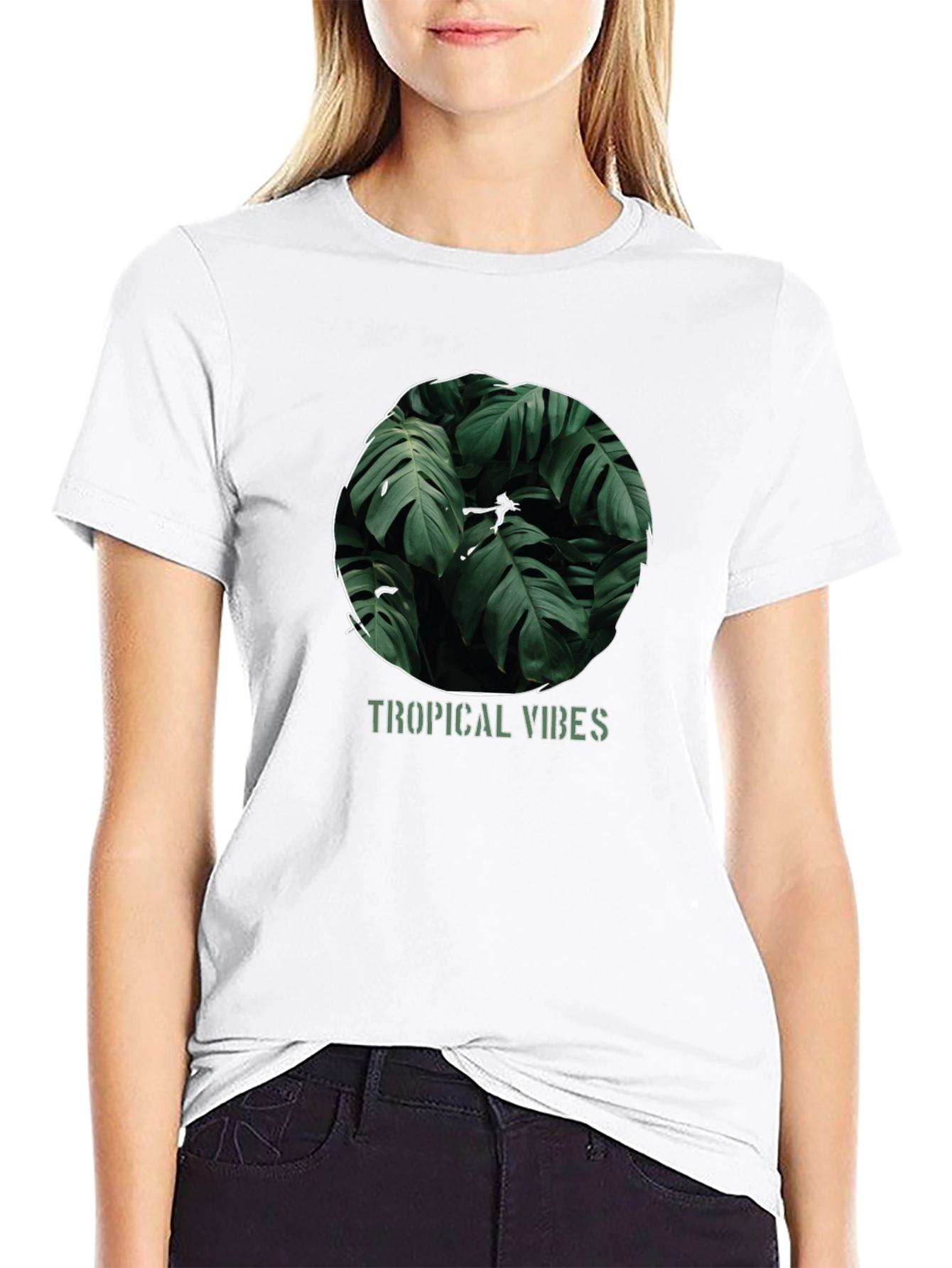 Tropical Vibes Graphic T-Shirt