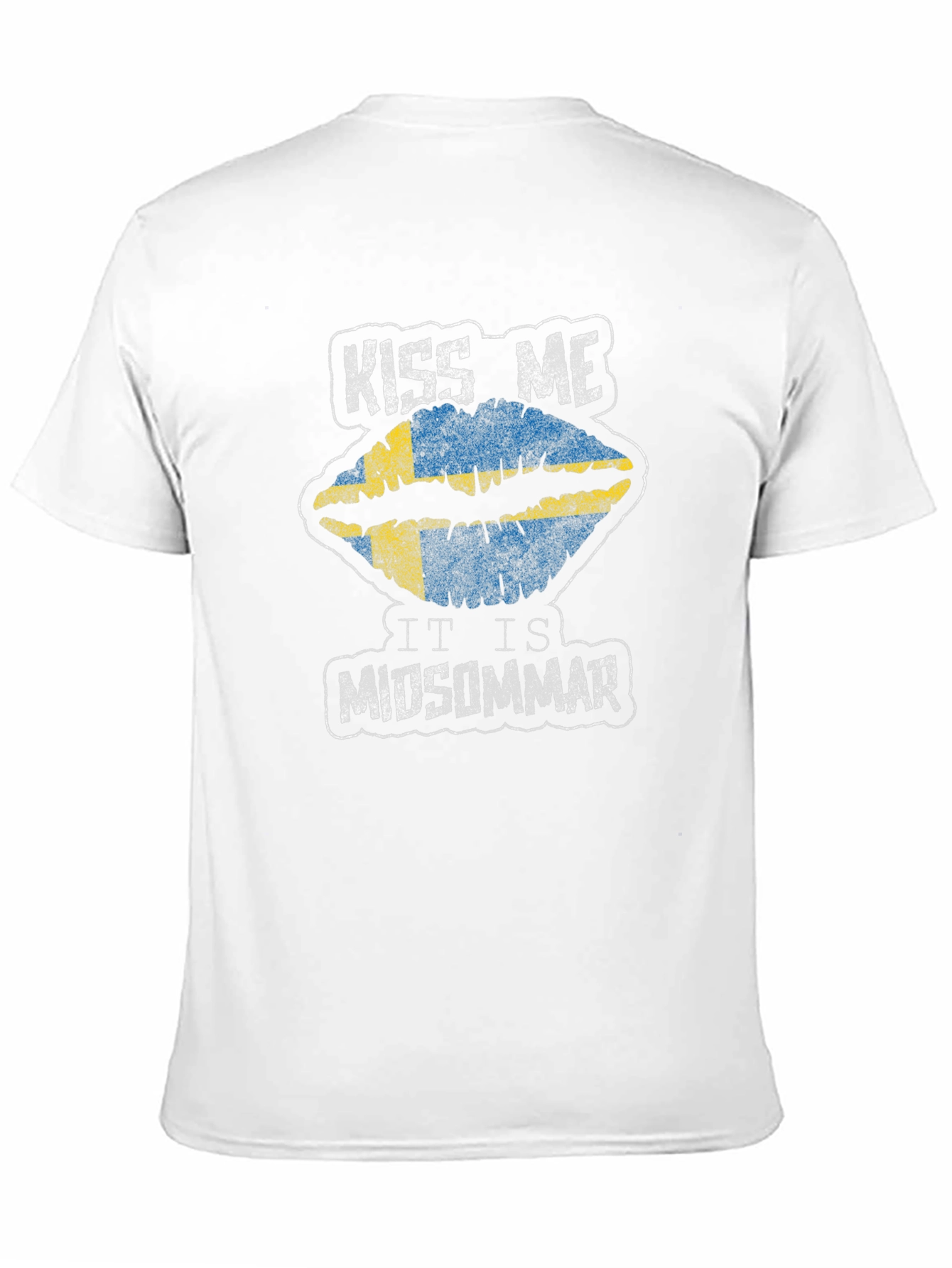 Kiss Me It is Midsommar Black T-Shirt