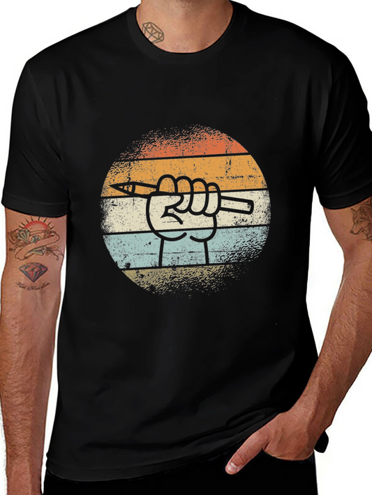 Retro Artist Hand T-Shirt