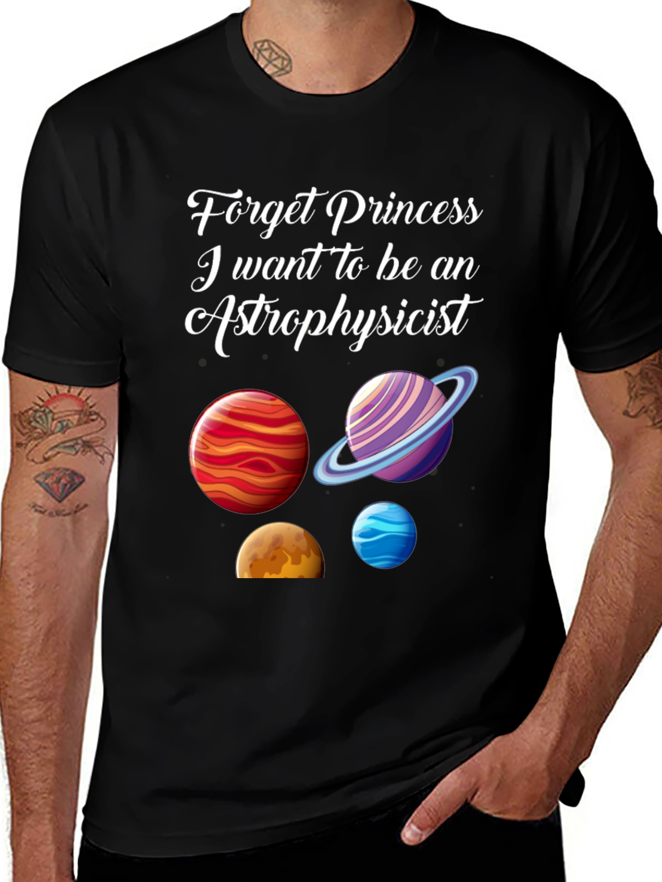 Astrophysicist T-Shirt - Planets Space Science Tee