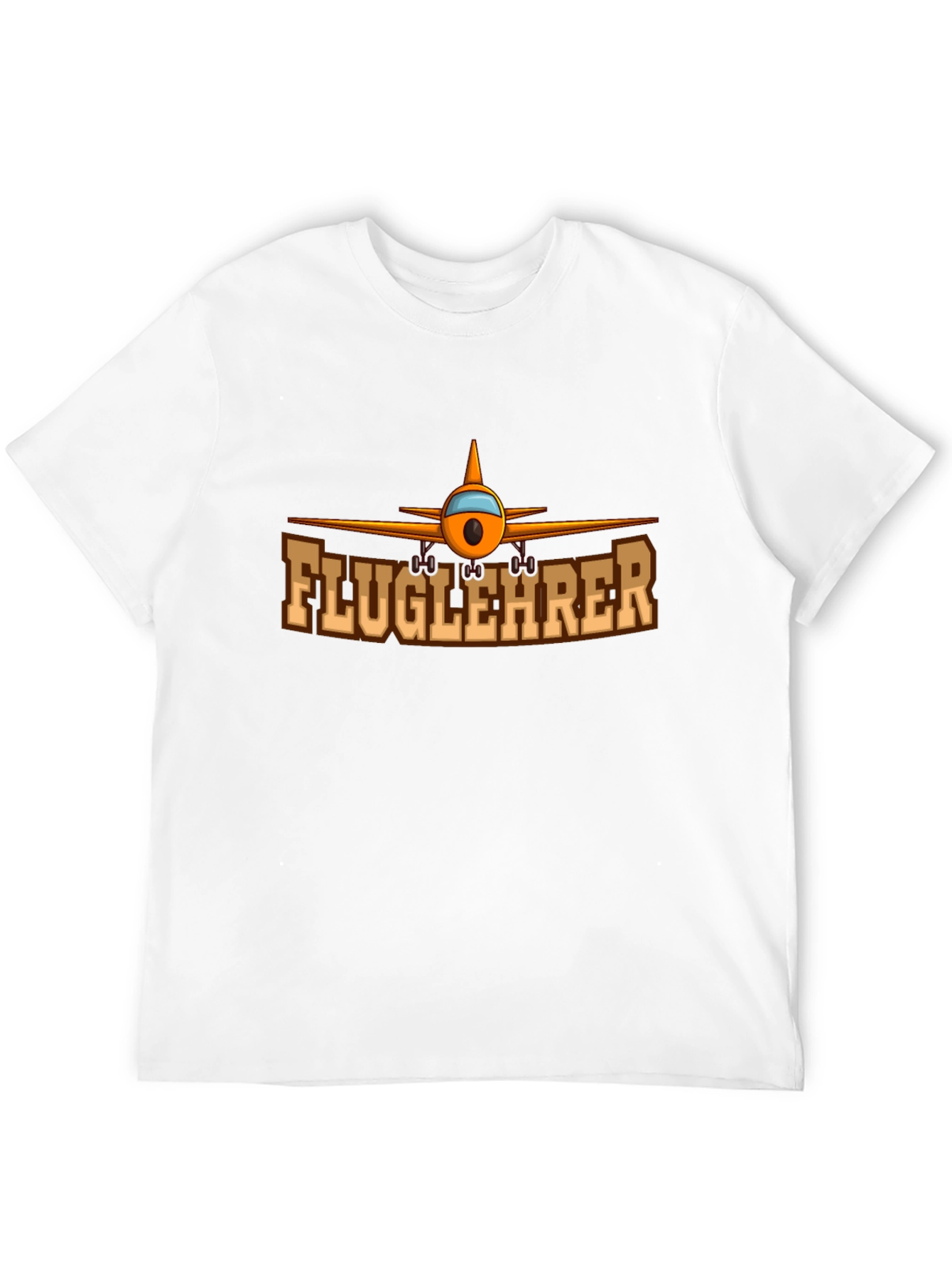 Fluglehrer Airplane T-Shirt - Aviation Instructor Tee