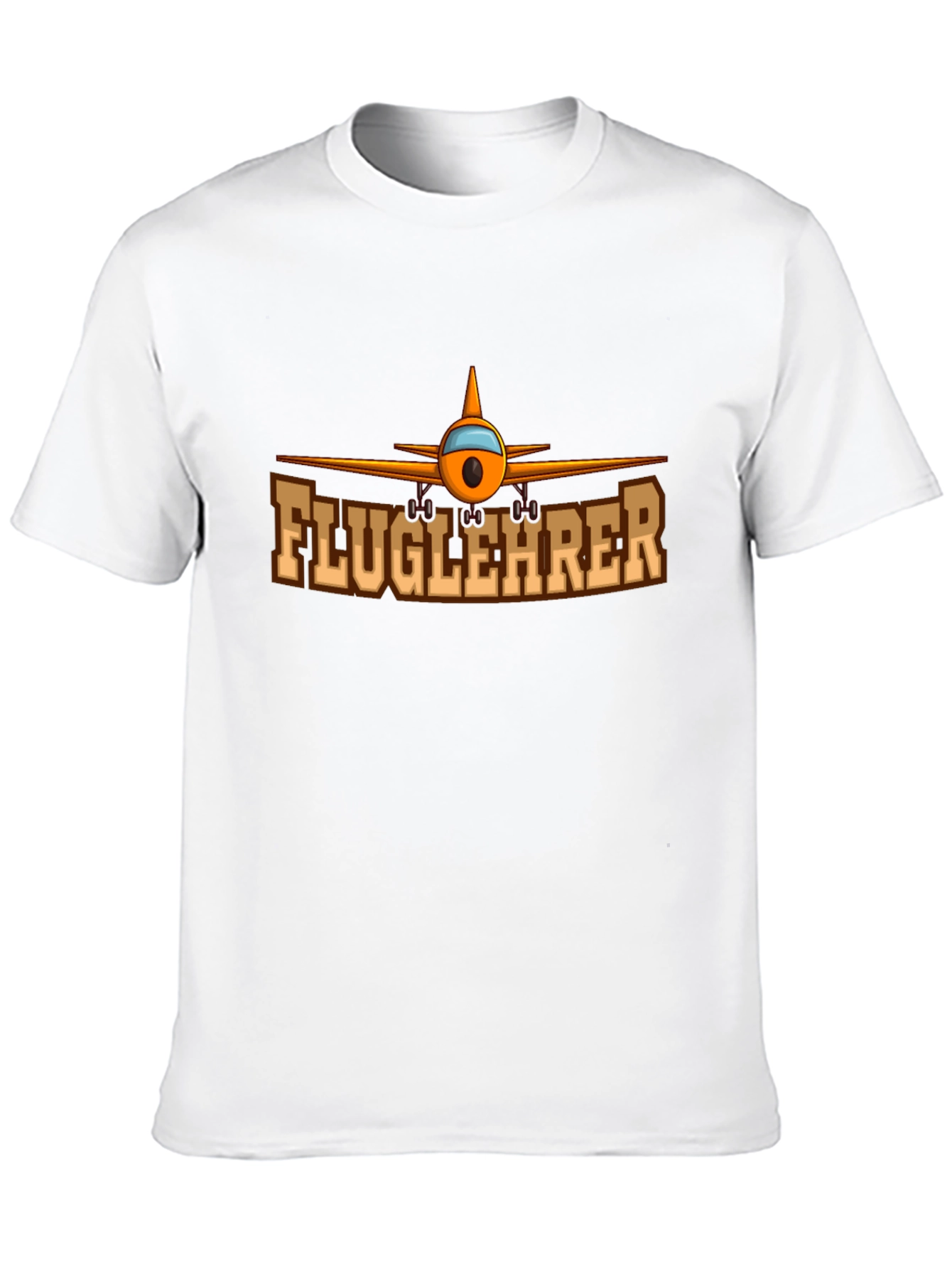 Fluglehrer Airplane T-Shirt - Aviation Instructor Tee
