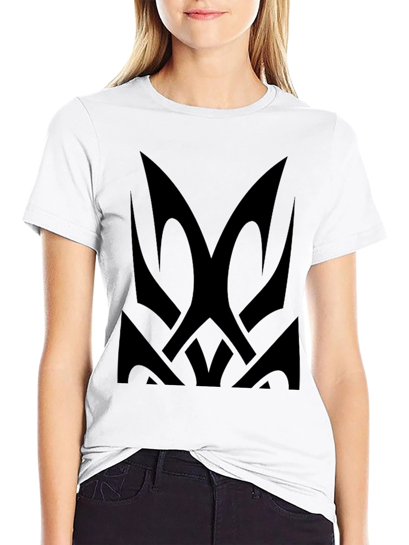 Black Ukrainian Trident T-Shirt