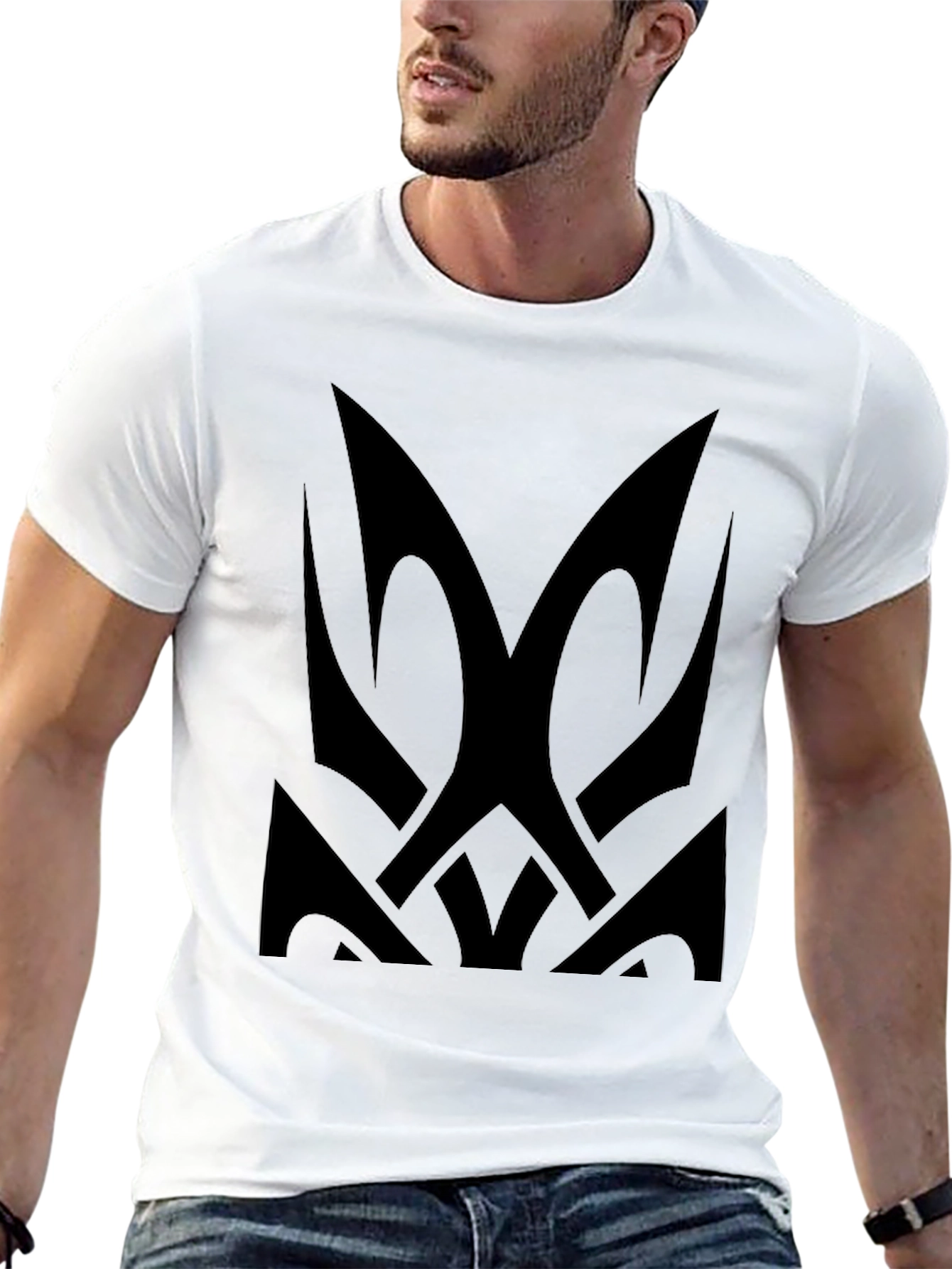 Black Ukrainian Trident T-Shirt