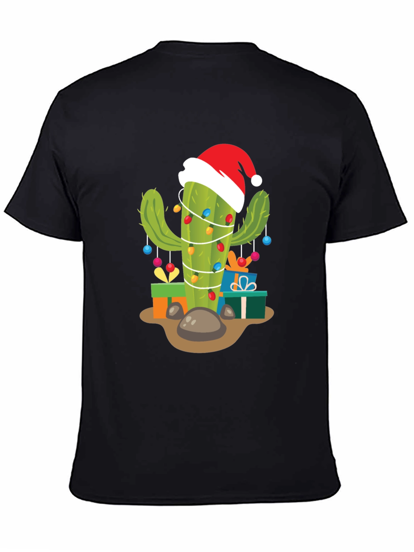 Festive Cactus Christmas T-Shirt