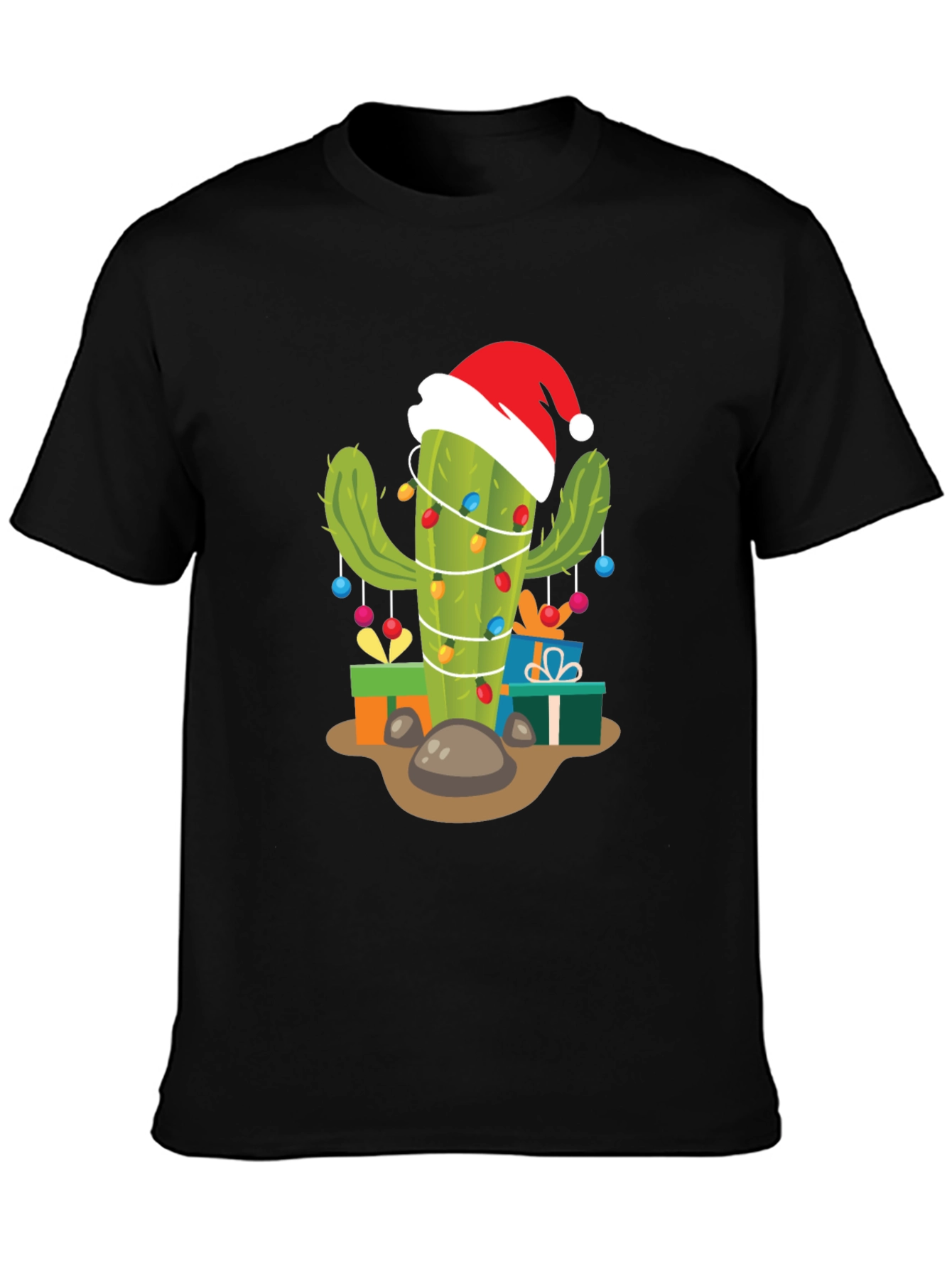 Festive Cactus Christmas T-Shirt