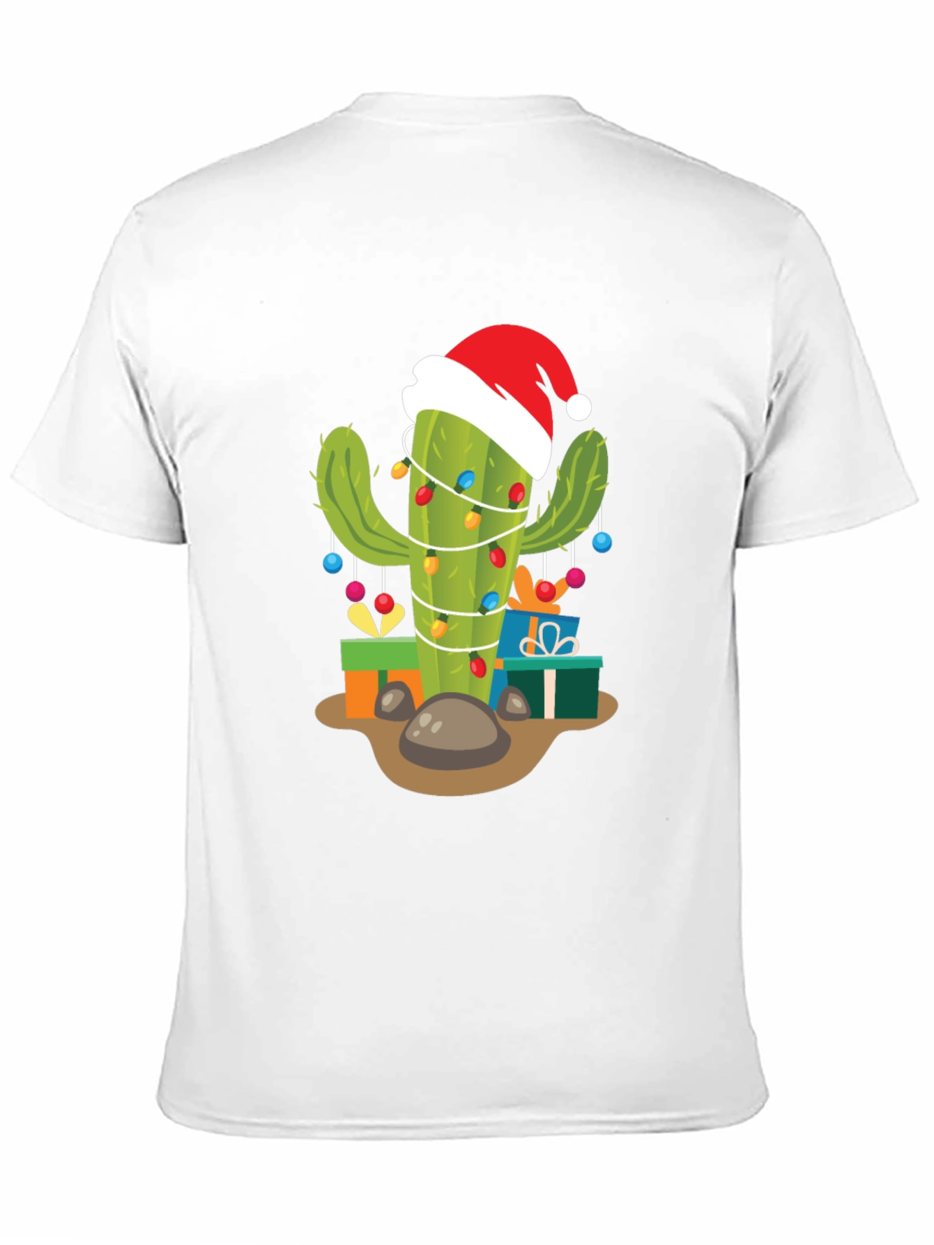 Festive Cactus Christmas T-Shirt
