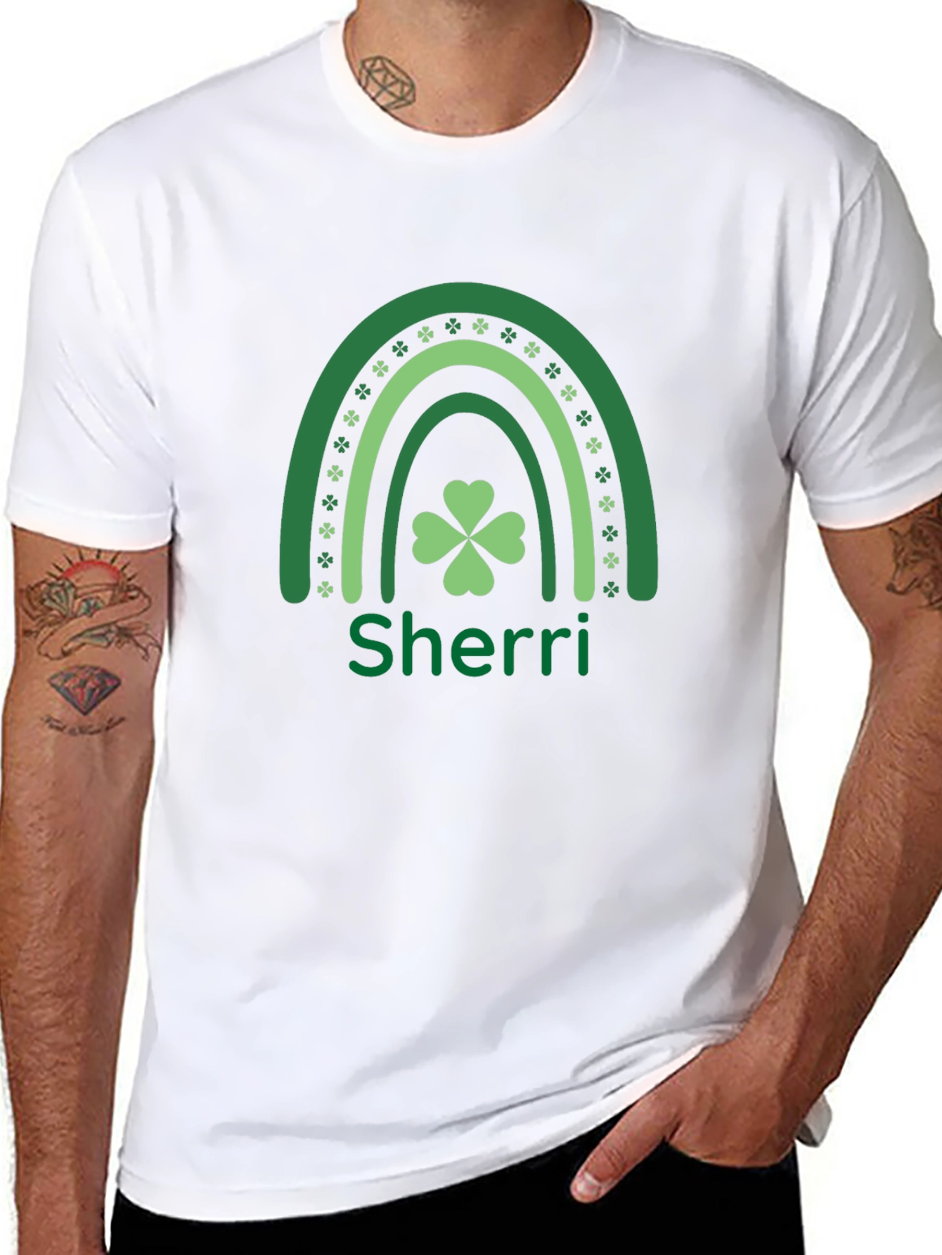 St Patricks Day Rainbow Sherri T-Shirt