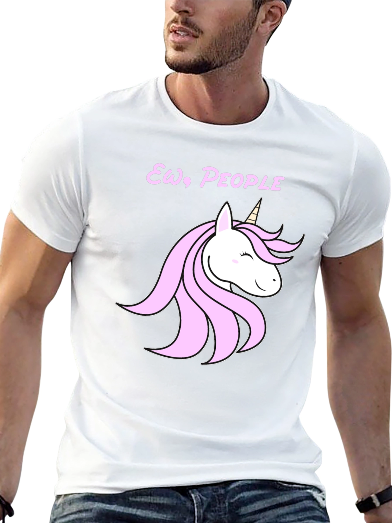 Ew People Unicorn Graphic Tee