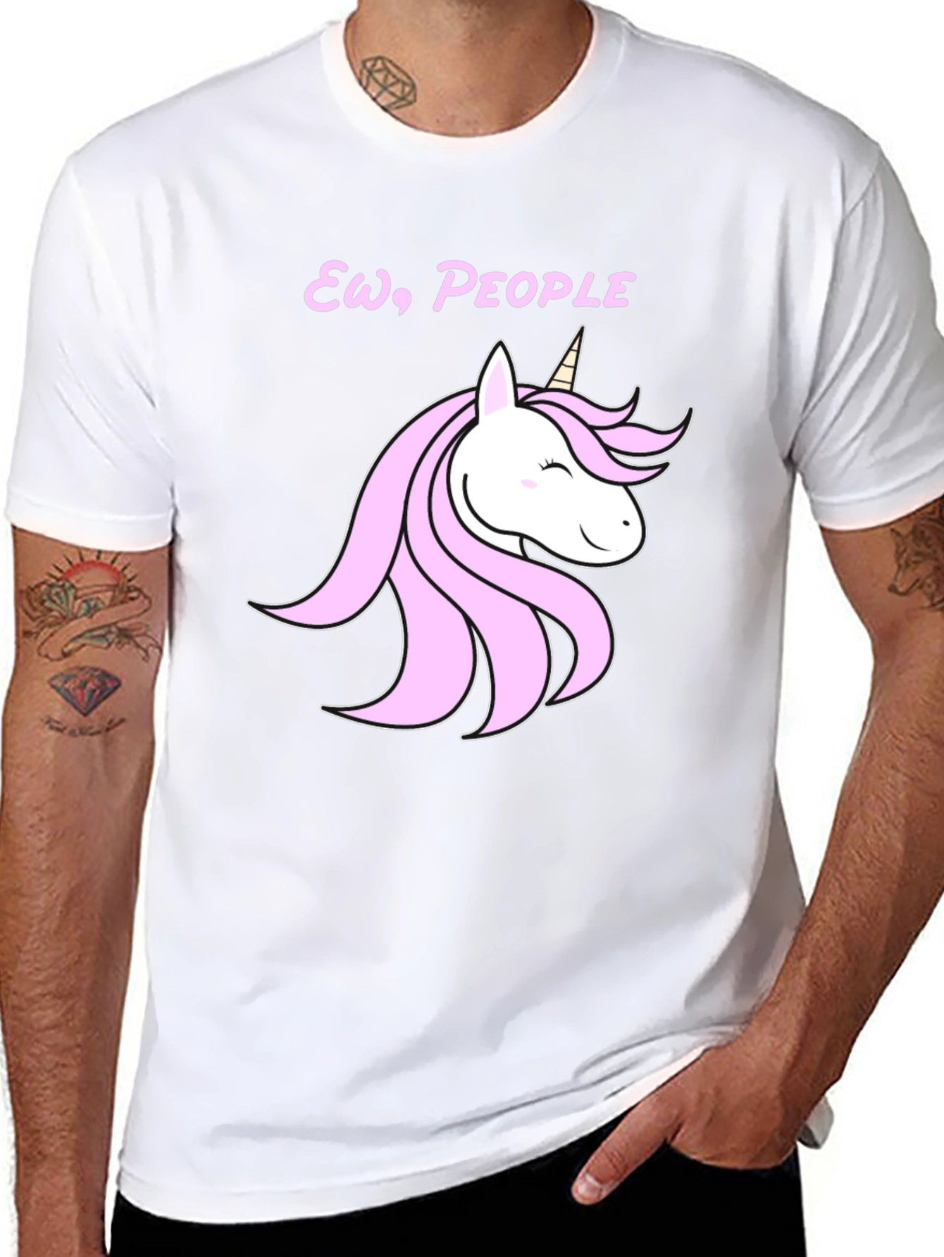 Ew People Unicorn Graphic Tee