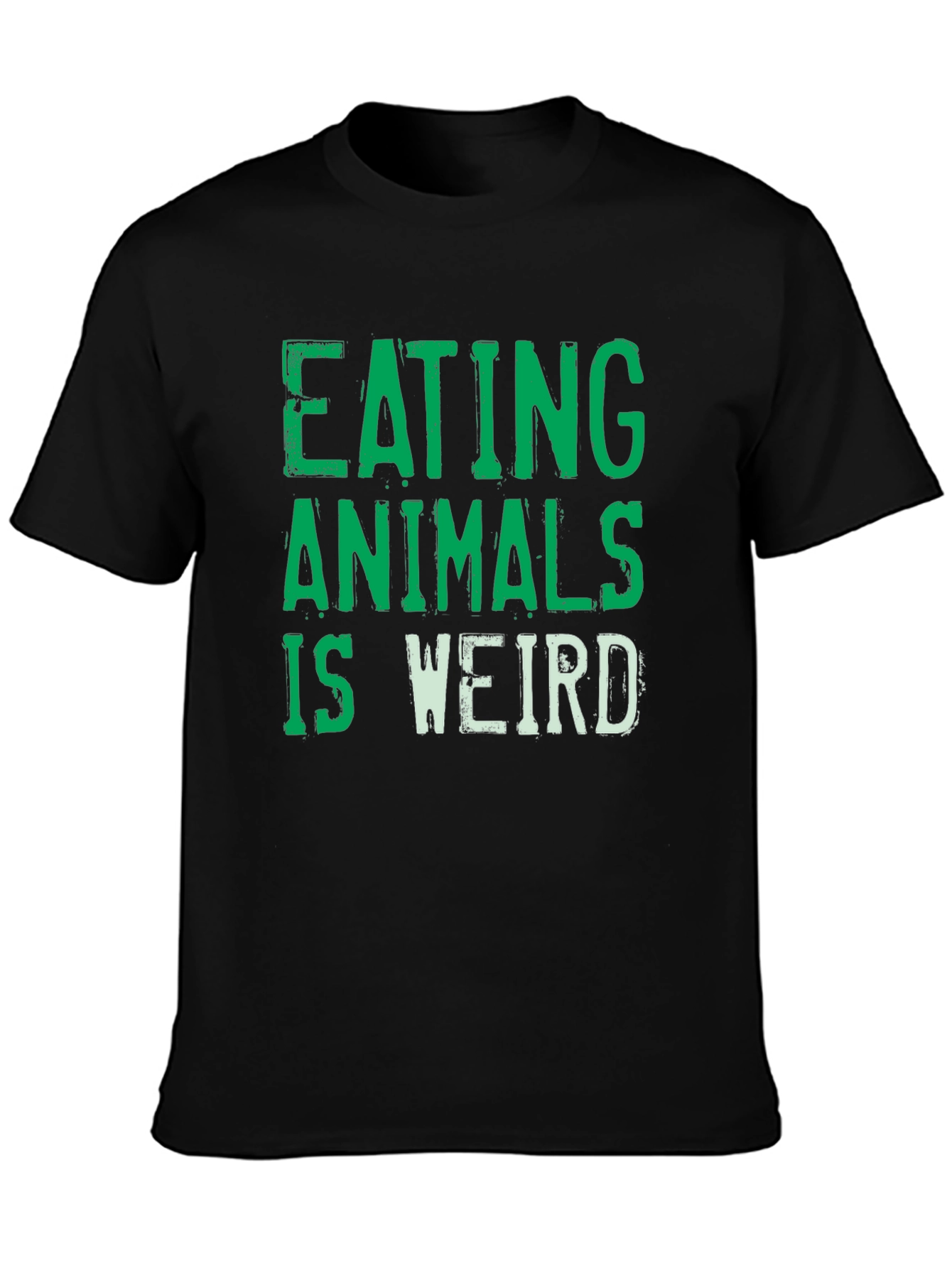 Eating Animals is Weird Graphic Tee - Vegan Shirt