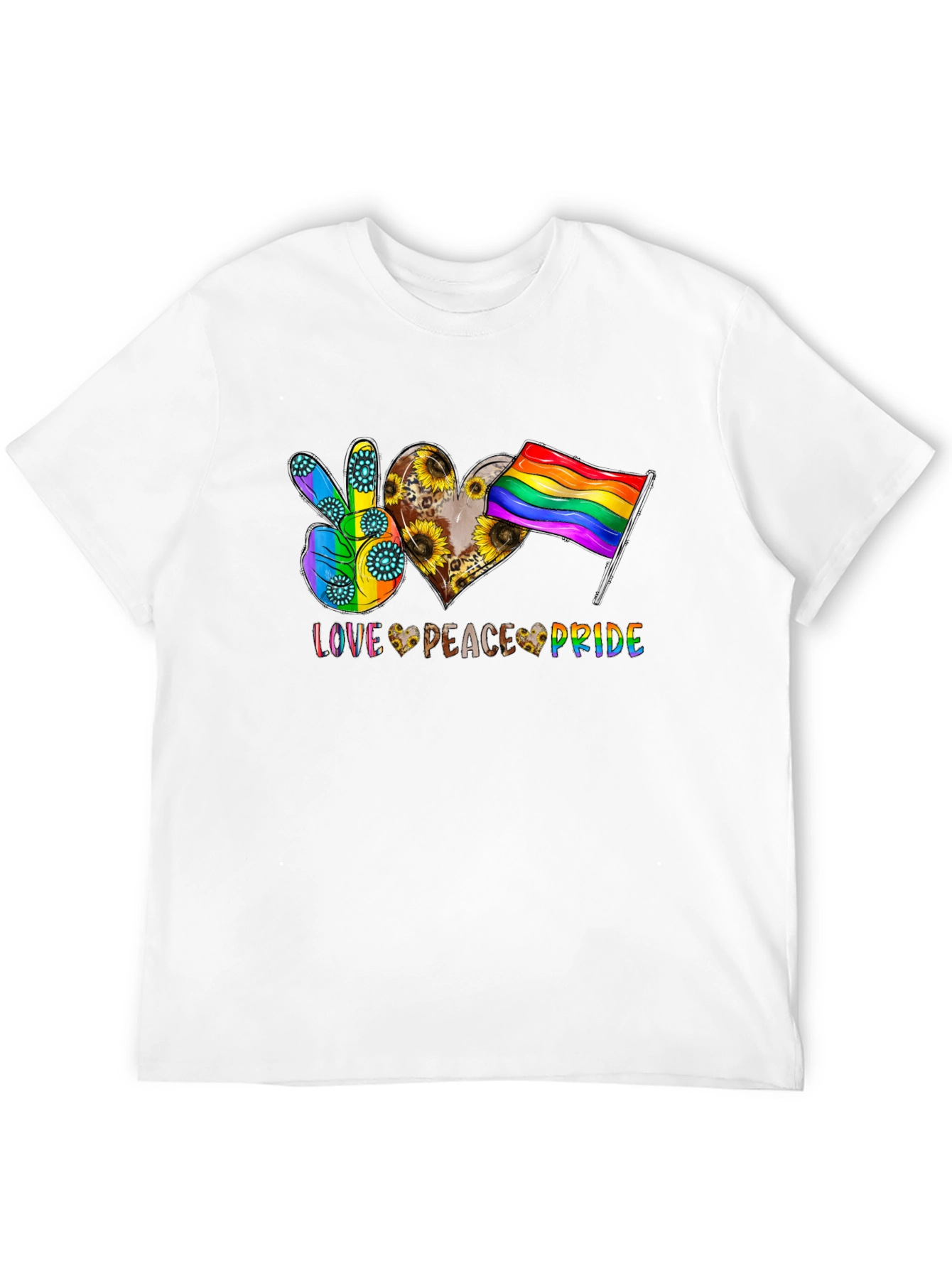 Love Peace Pride Graphic Tee