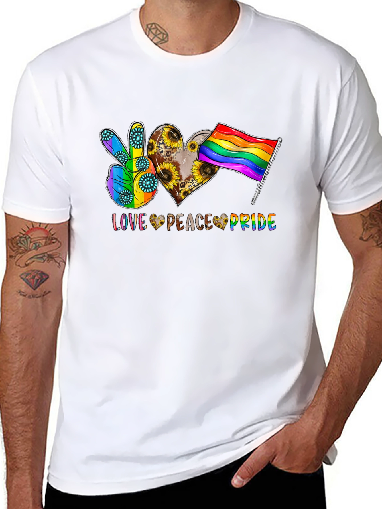 Love Peace Pride Graphic Tee