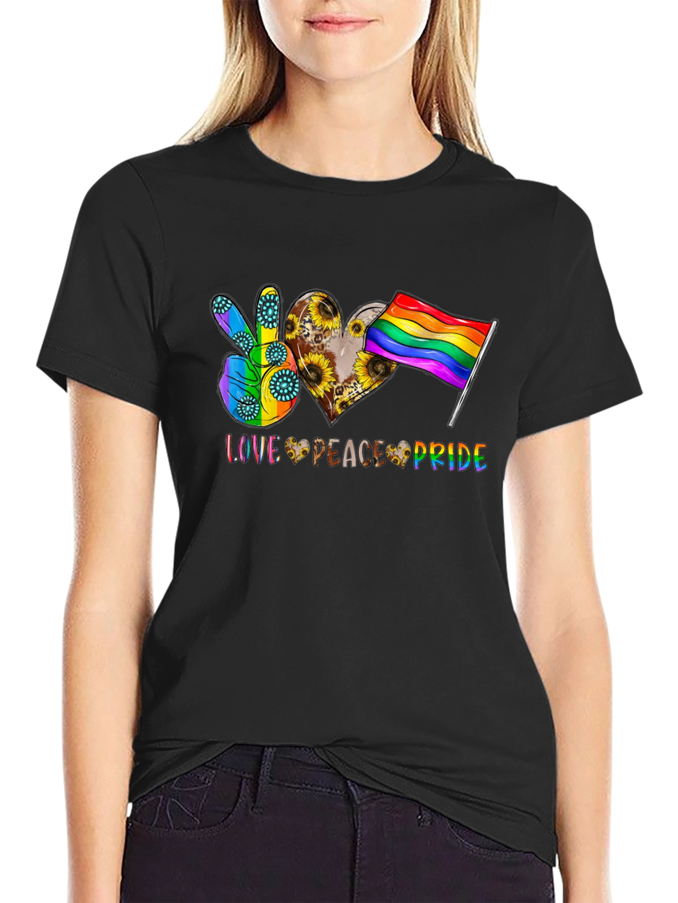 Love Peace Pride Graphic Tee