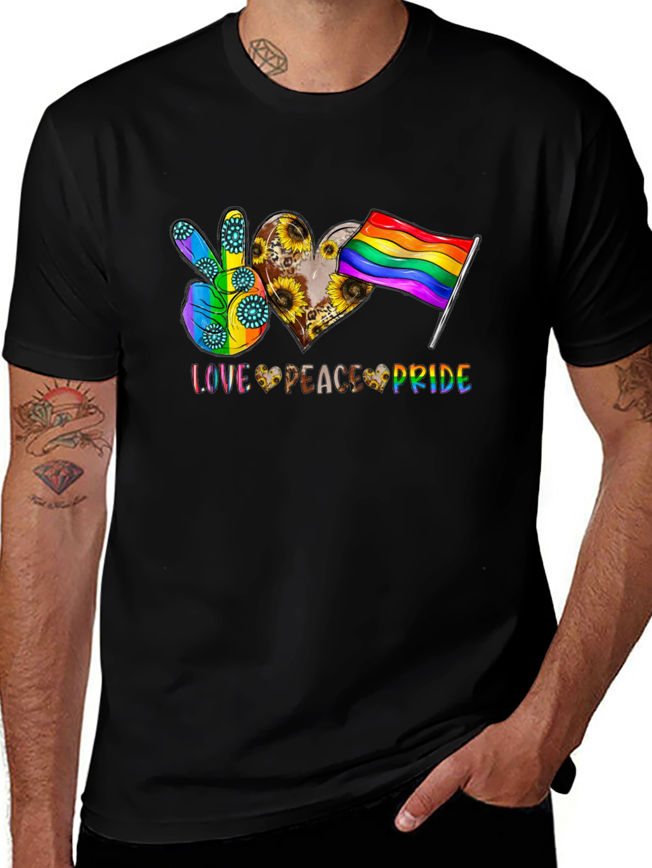 Love Peace Pride Graphic Tee