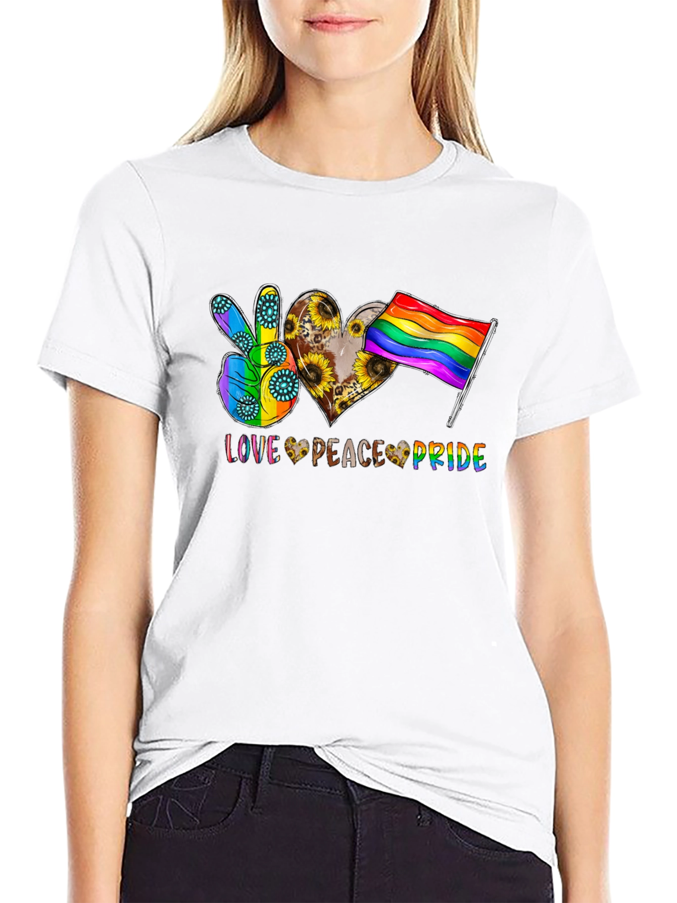 Love Peace Pride Graphic Tee