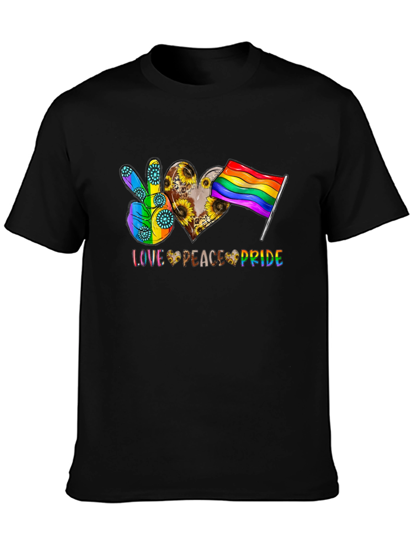 Love Peace Pride Graphic Tee