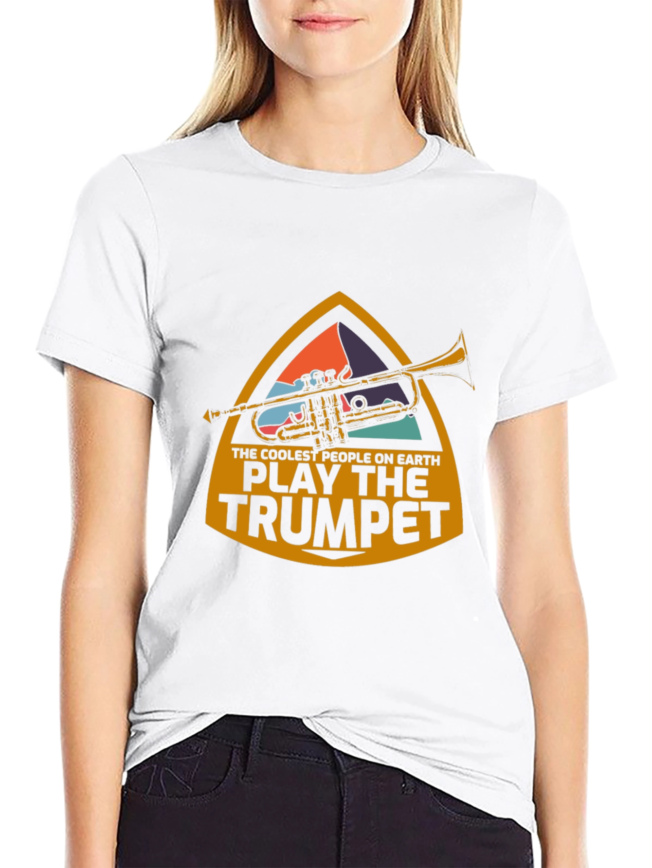 Cool Trumpet Player Graphic T-Shirt