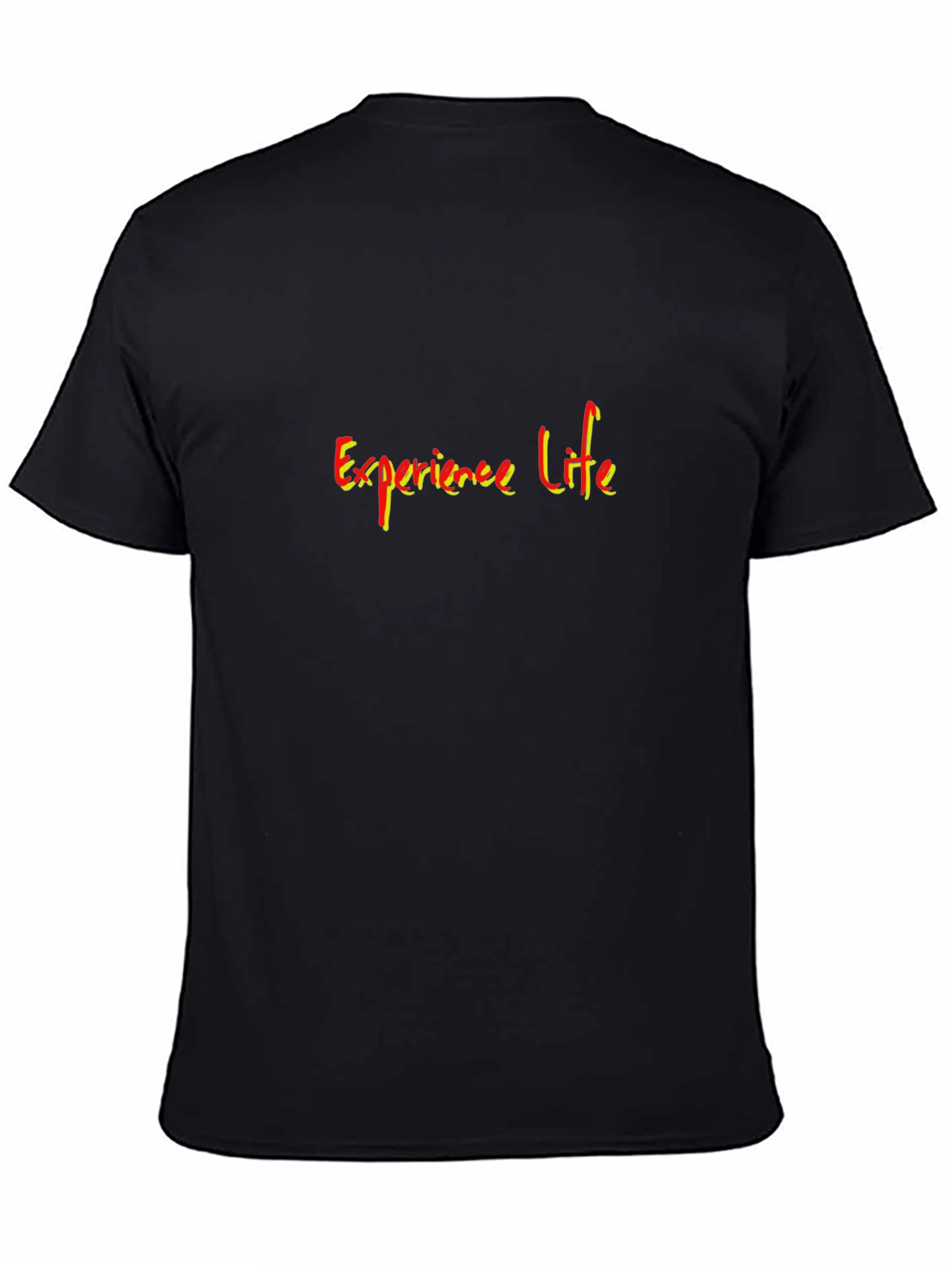Experience Life Graphic Tee - Stylish Black T-Shirt