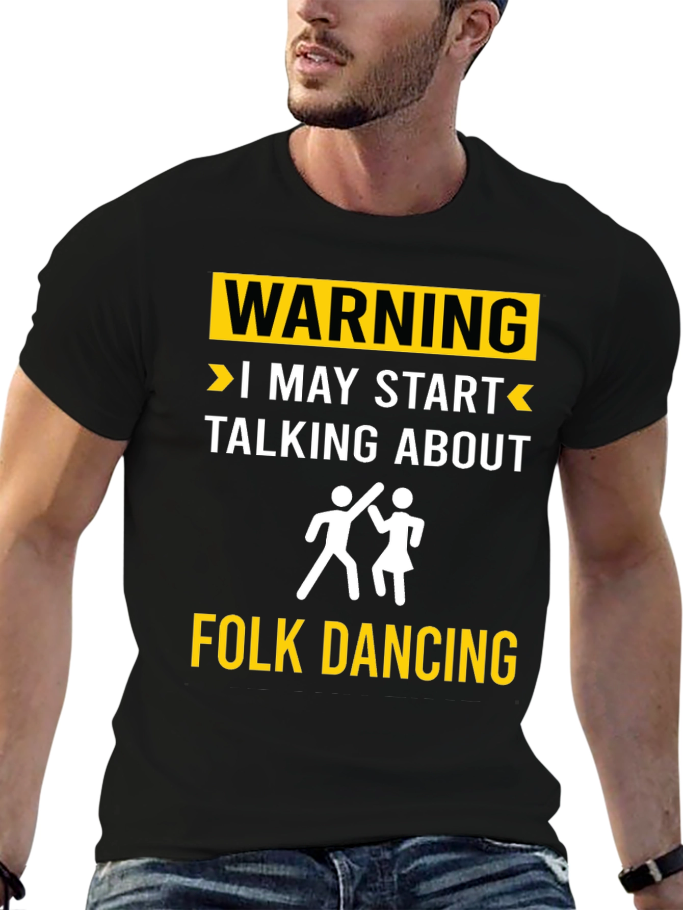 Folk Dancing Warning T-Shirt