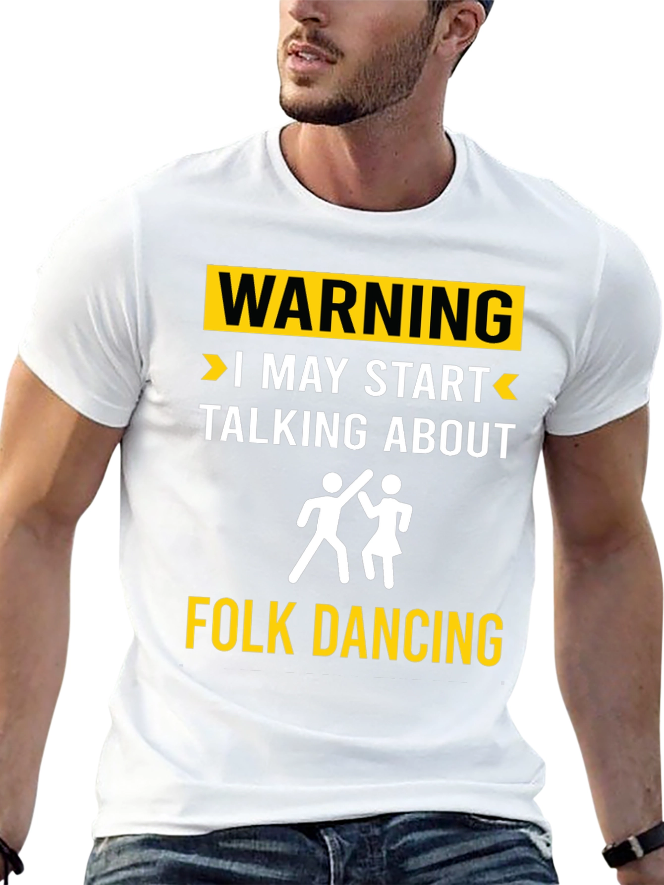 Folk Dancing Warning T-Shirt