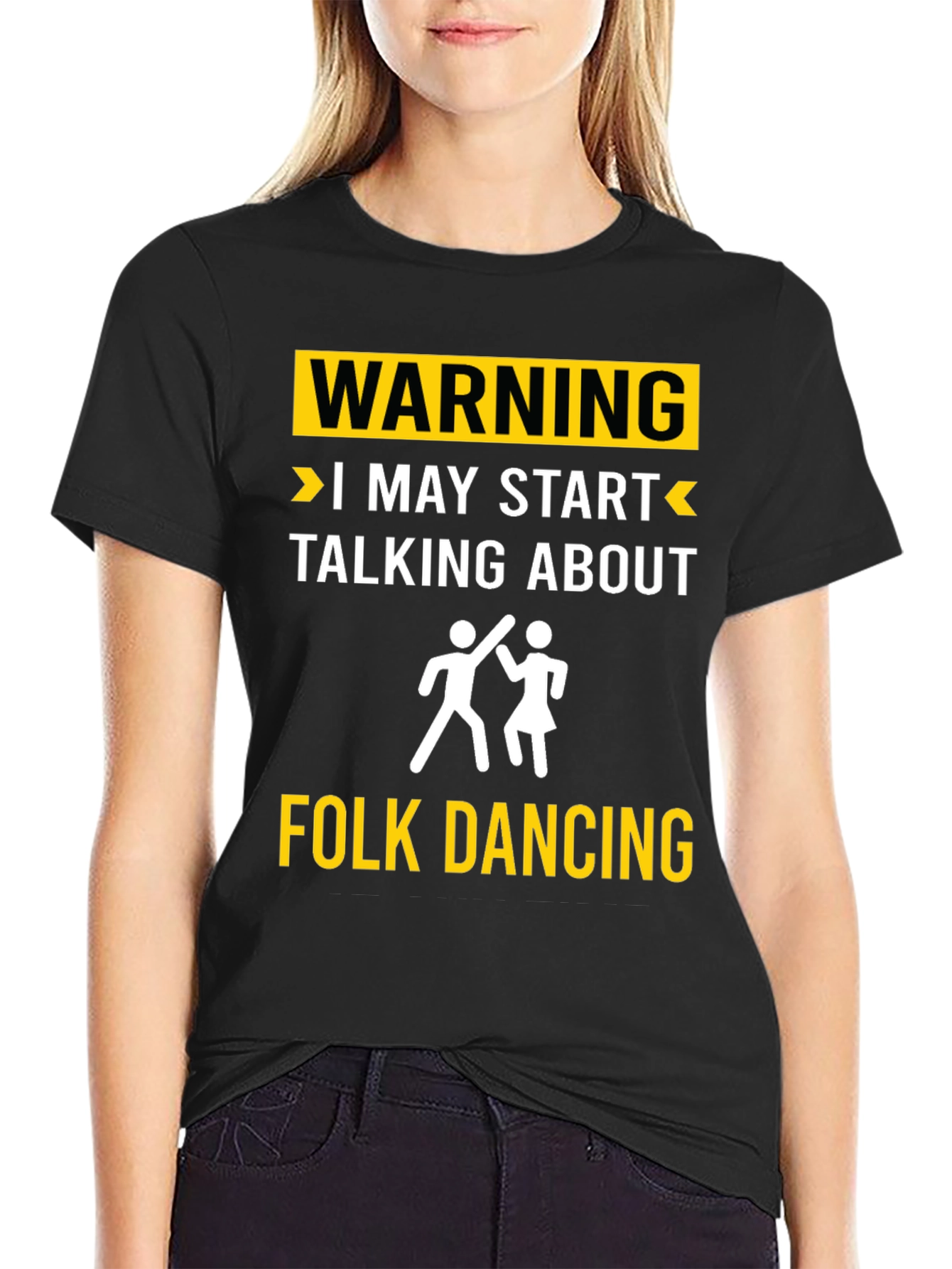 Folk Dancing Warning T-Shirt