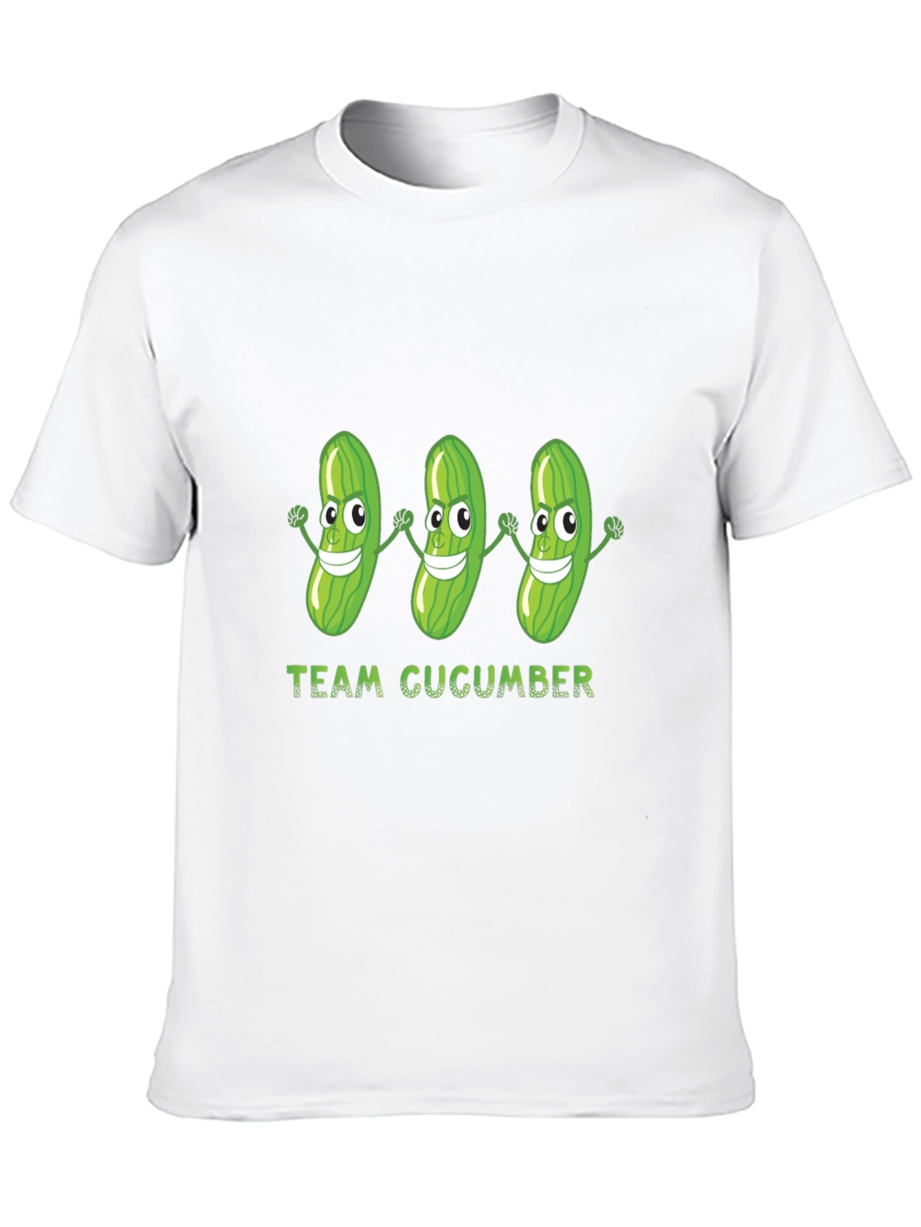 Team Cucumber Graphic T-Shirt - Black