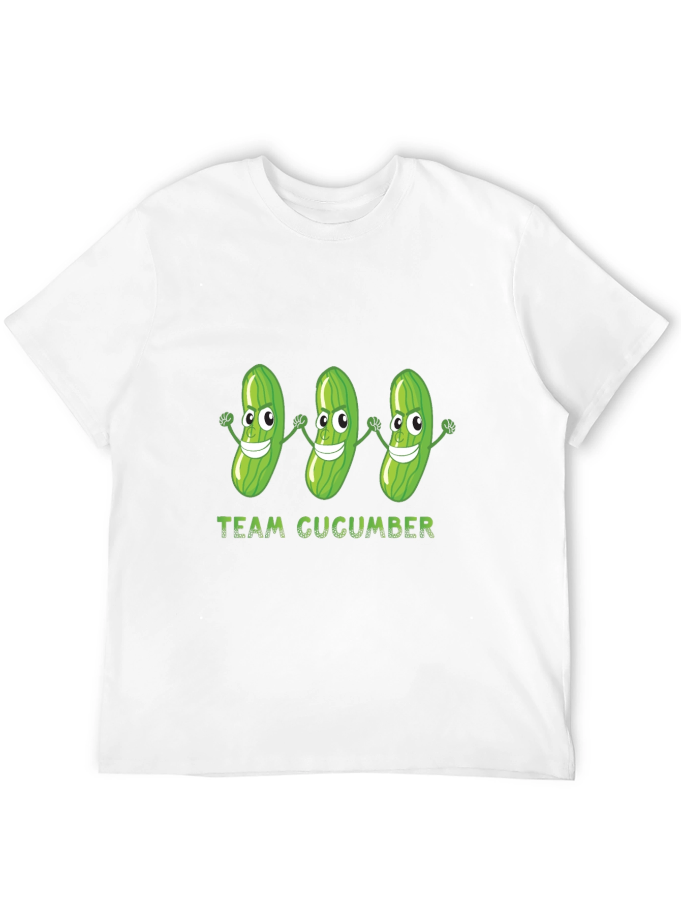 Team Cucumber Graphic T-Shirt - Black