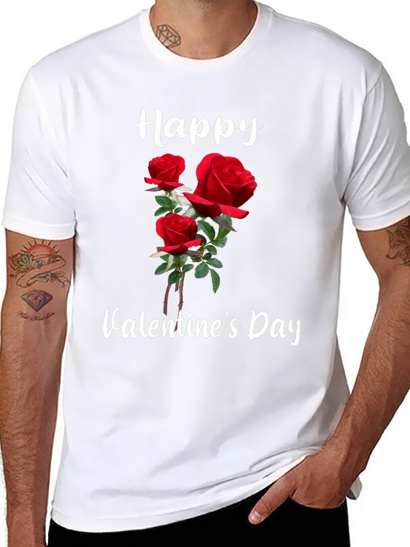 Happy Valentines Day Roses T-Shirt