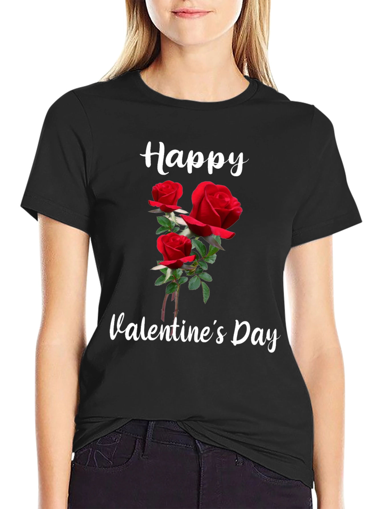 Happy Valentines Day Roses T-Shirt