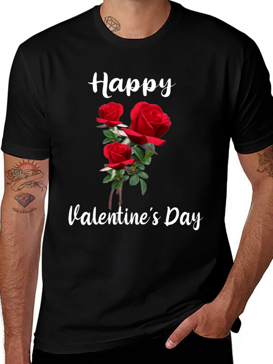 Happy Valentines Day Roses T-Shirt