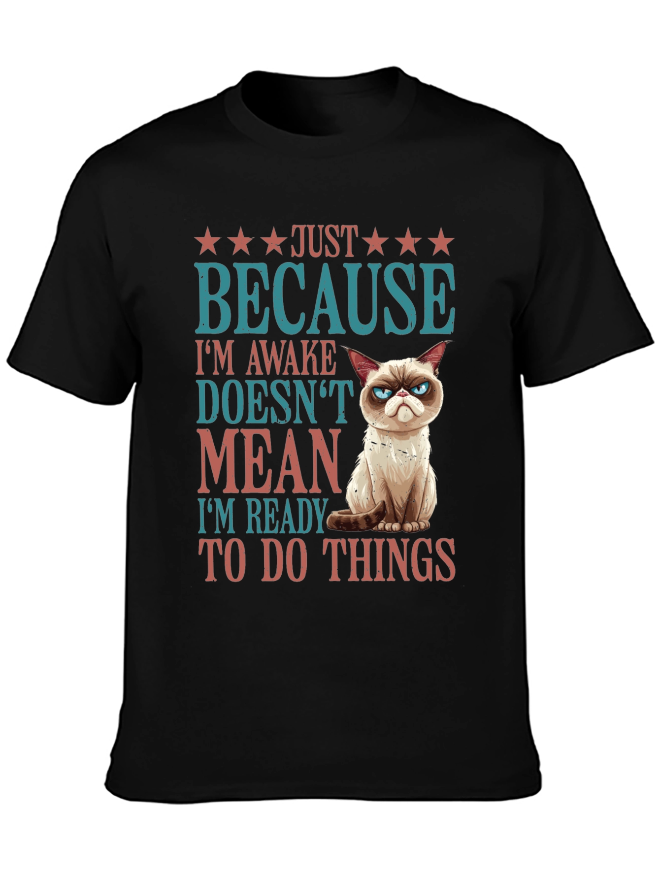 Grumpy Cat Just Because T-Shirt