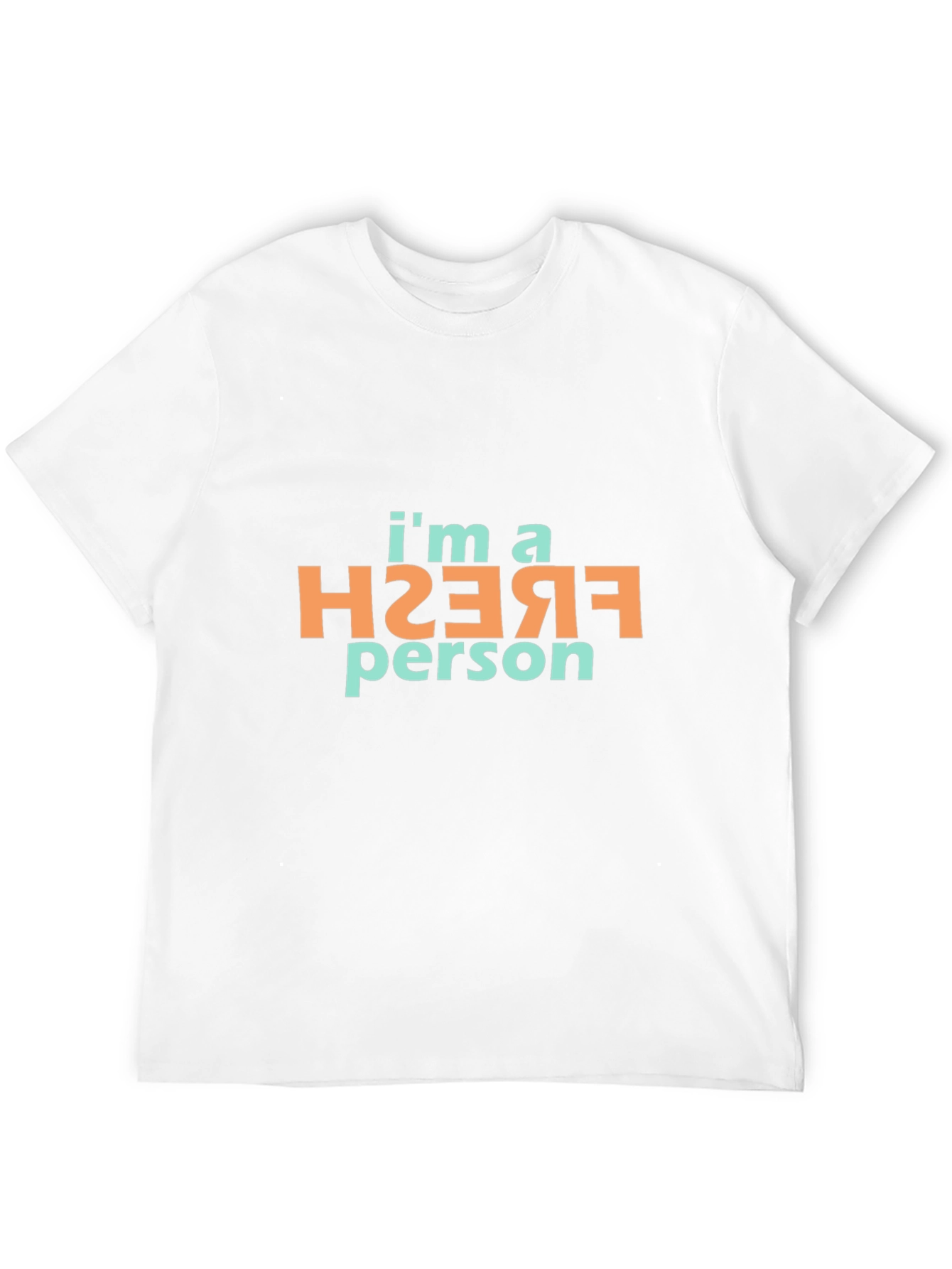 Im a Fresh Person Black T-Shirt