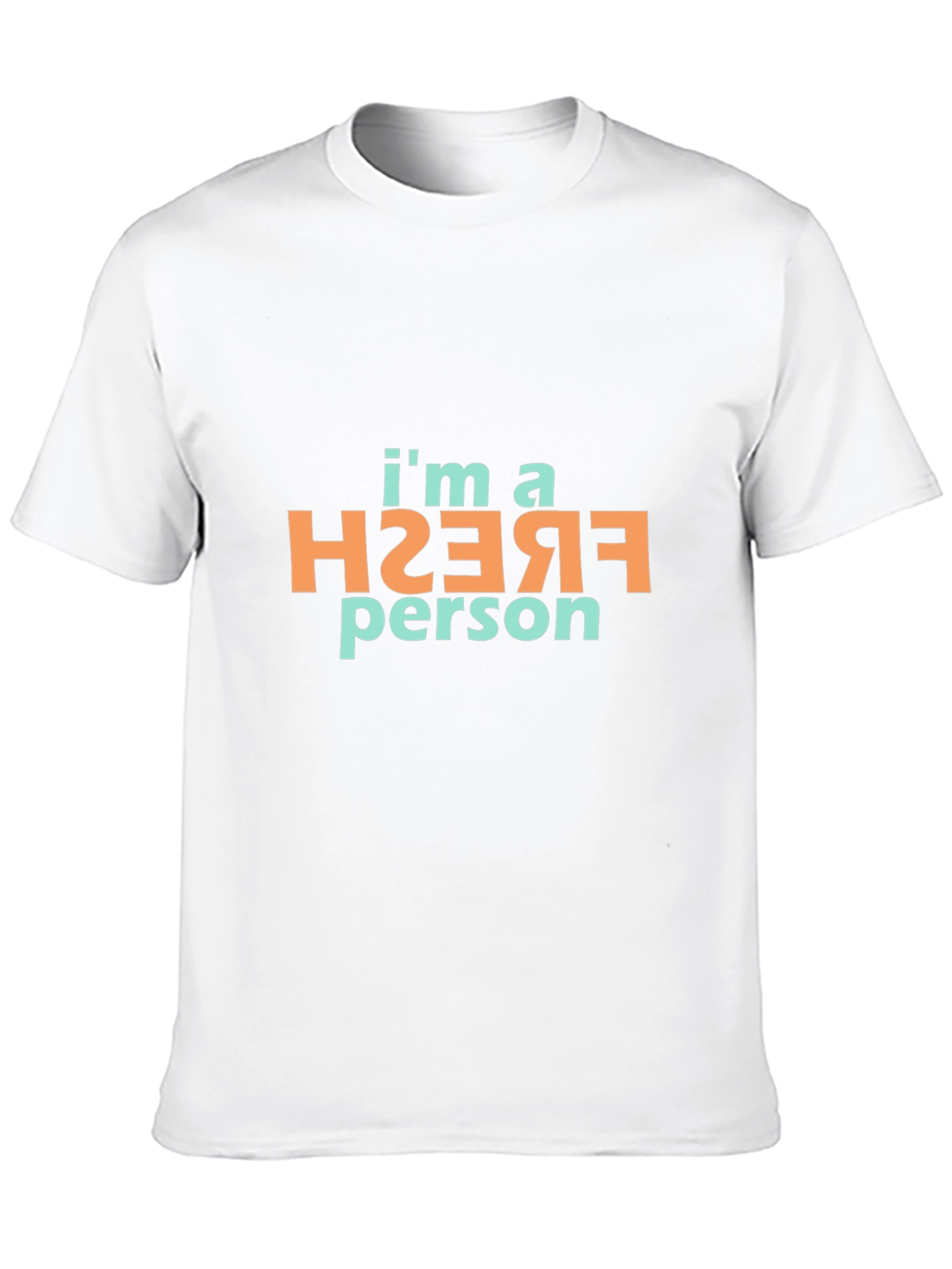 Im a Fresh Person Black T-Shirt