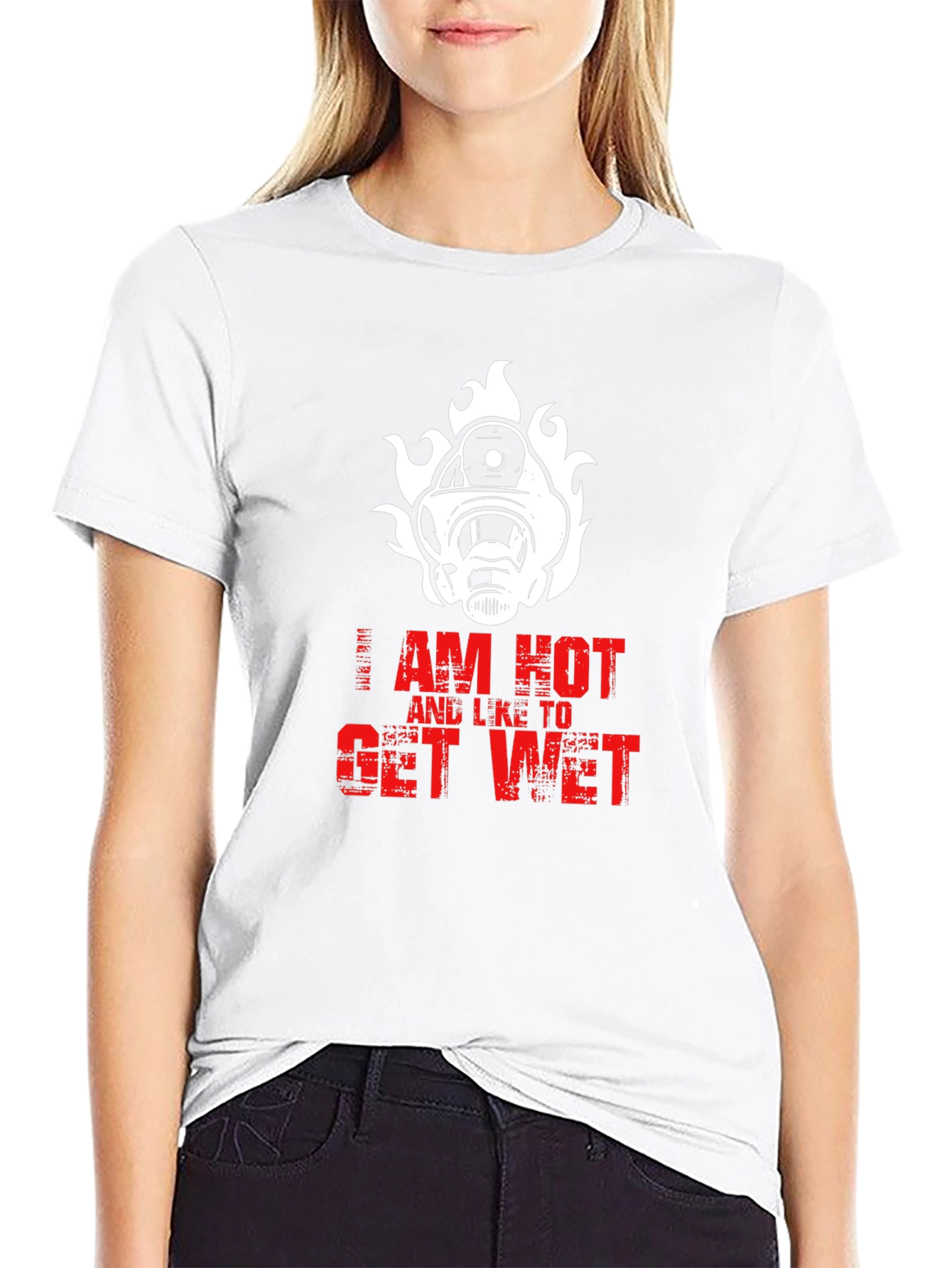I Am Hot Firefighter T-Shirt