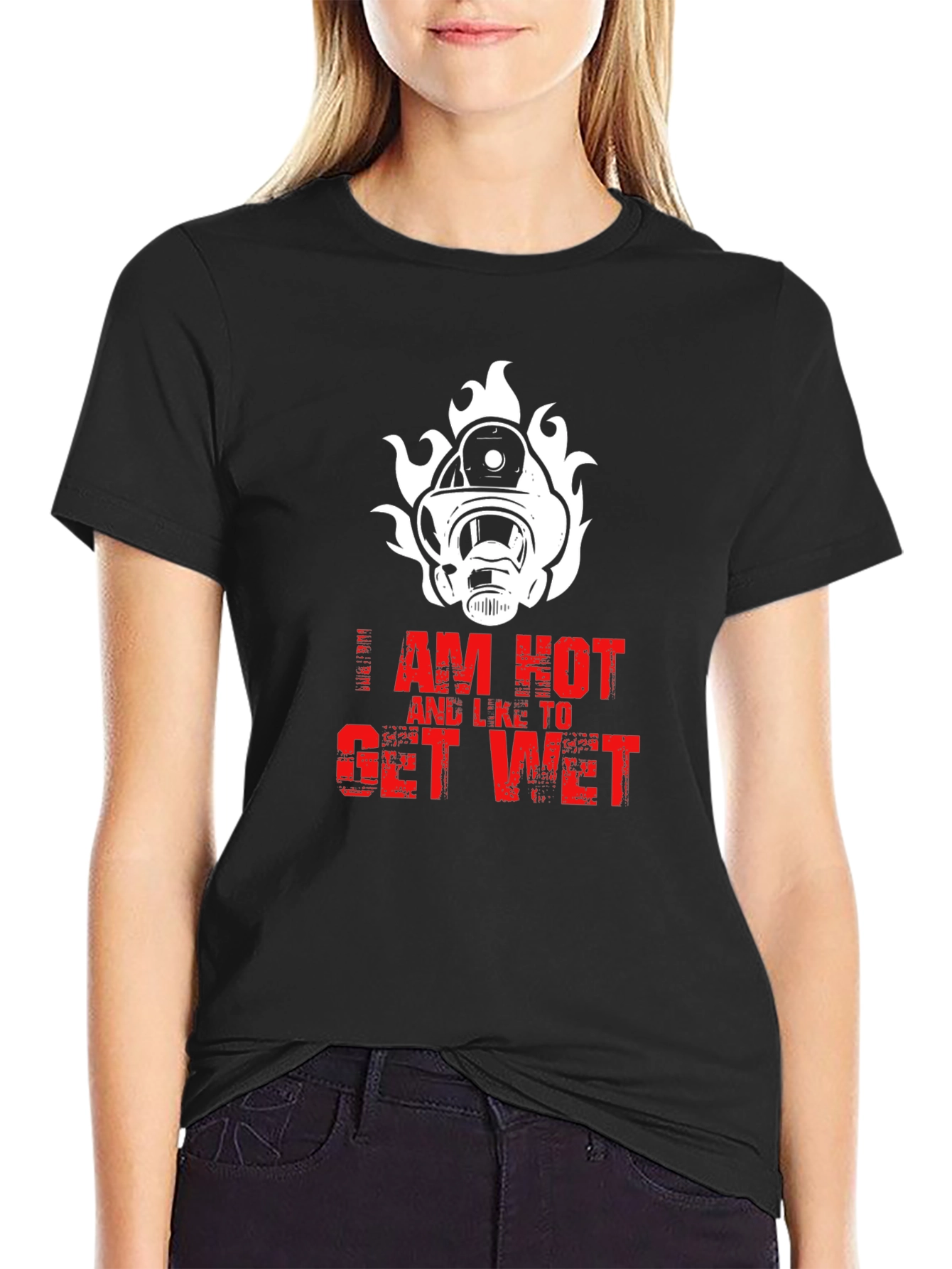 I Am Hot Firefighter T-Shirt