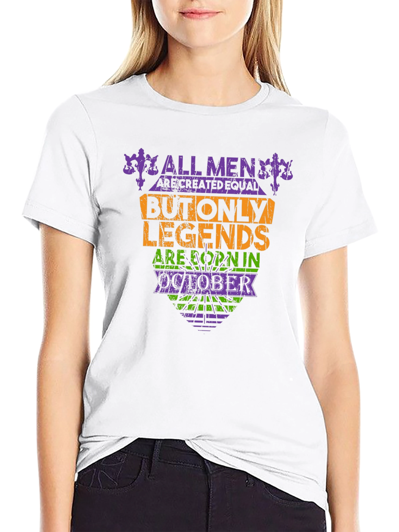 Legends Born in October Graphic T-Shirt