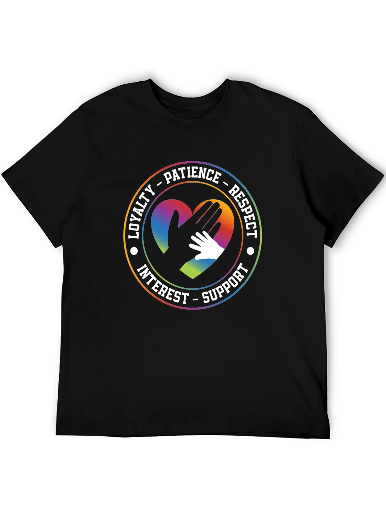 Heart Hands T-Shirt - Loyalty Patience Respect
