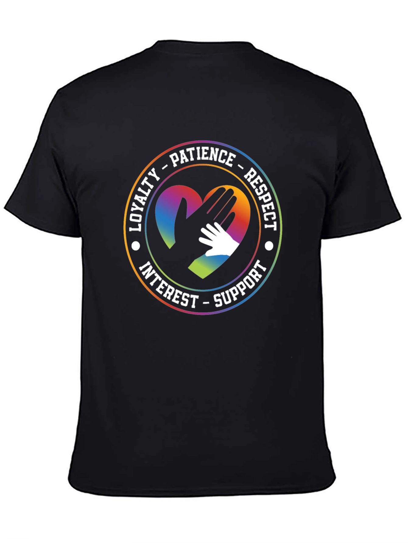 Heart Hands T-Shirt - Loyalty Patience Respect