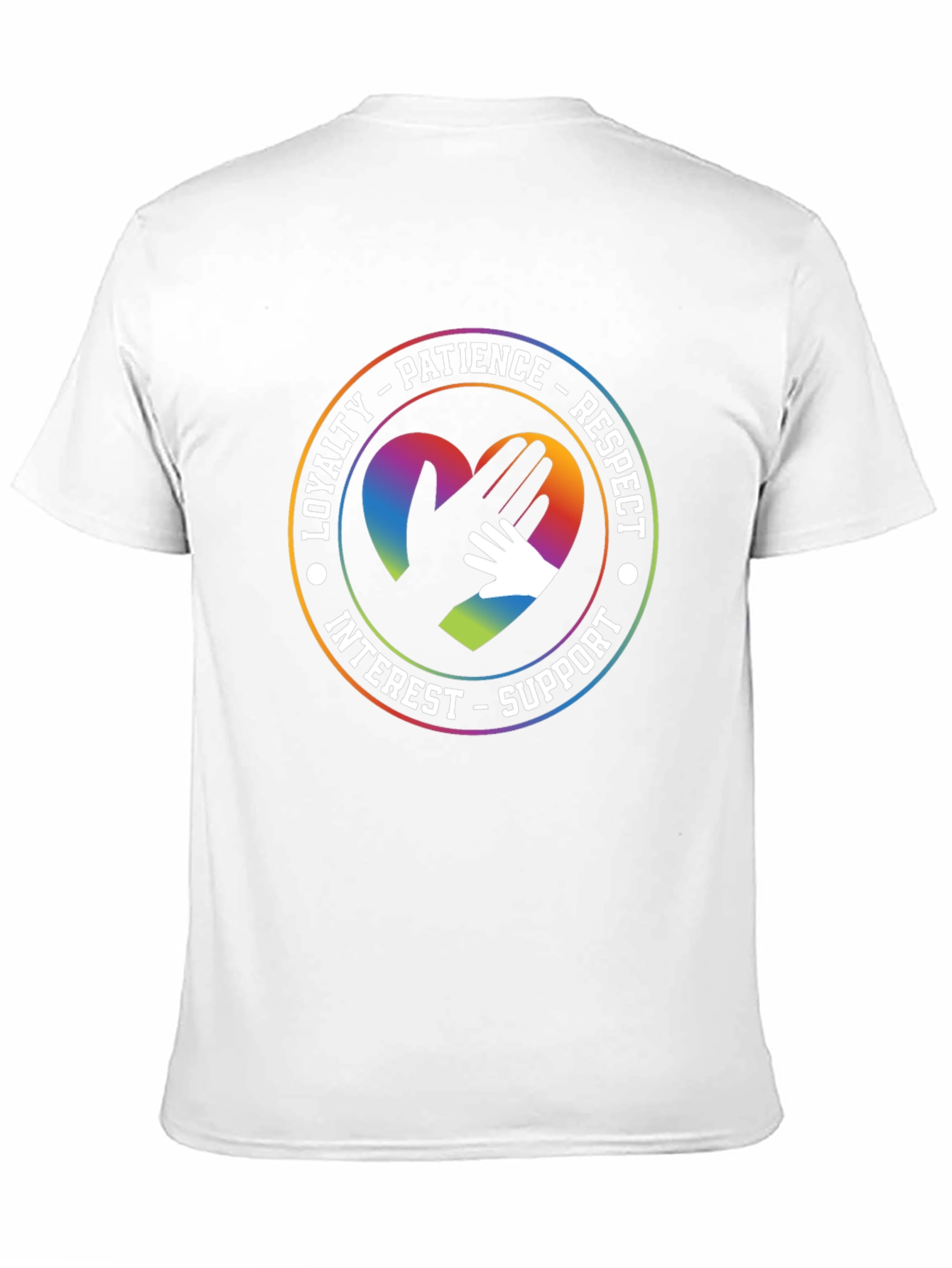 Heart Hands T-Shirt - Loyalty Patience Respect