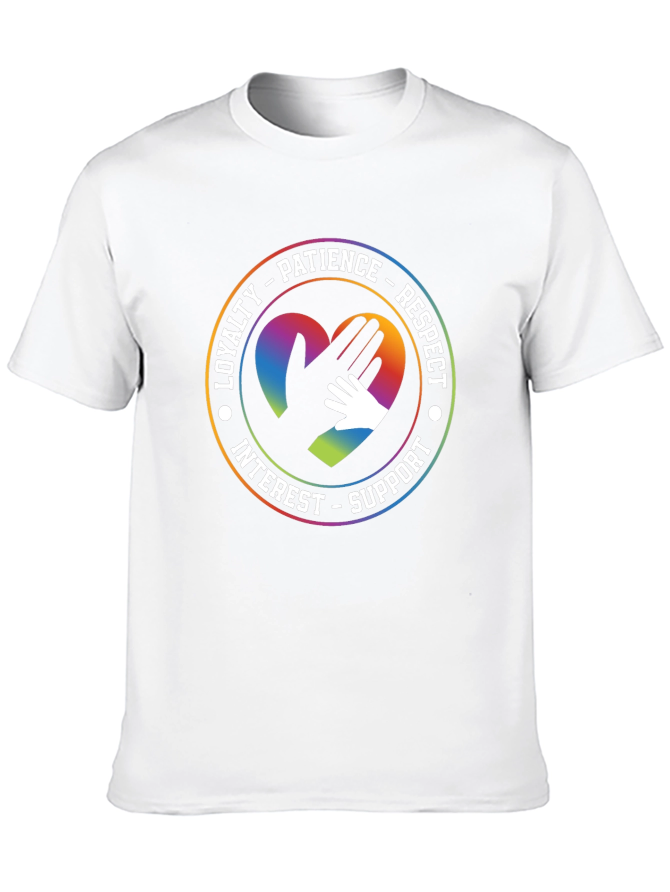 Heart Hands T-Shirt - Loyalty Patience Respect