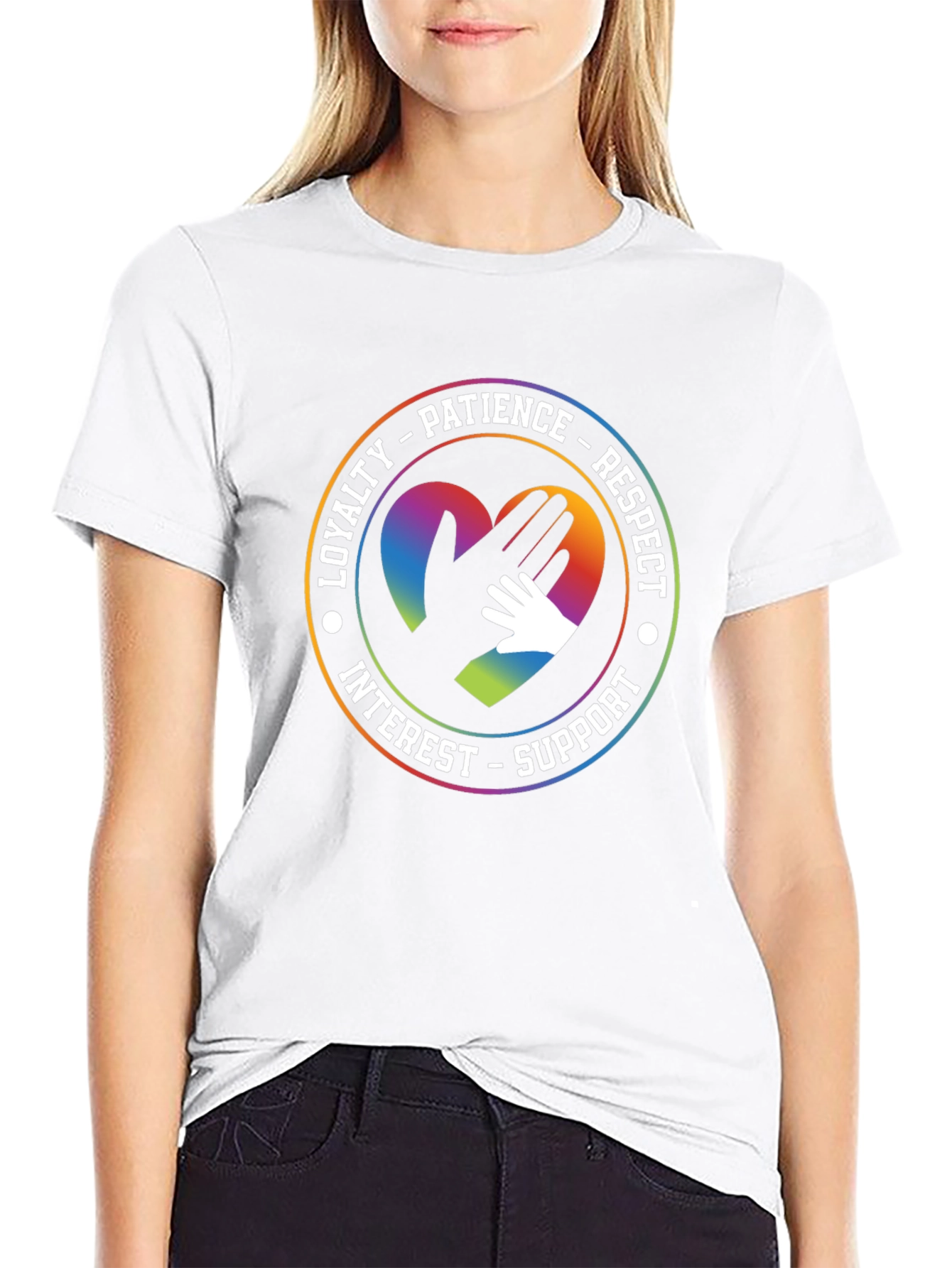 Heart Hands T-Shirt - Loyalty Patience Respect