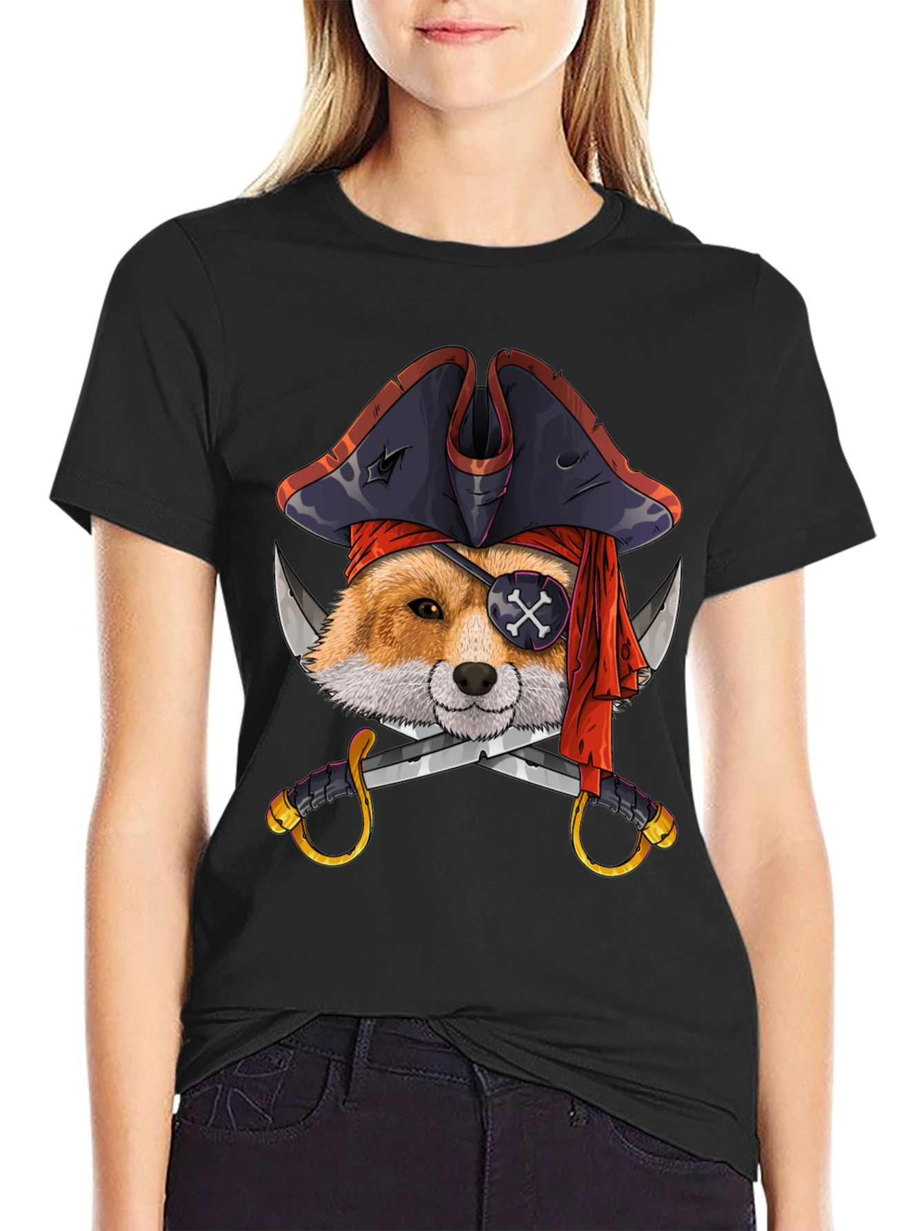 Pirate Fox Graphic Tee