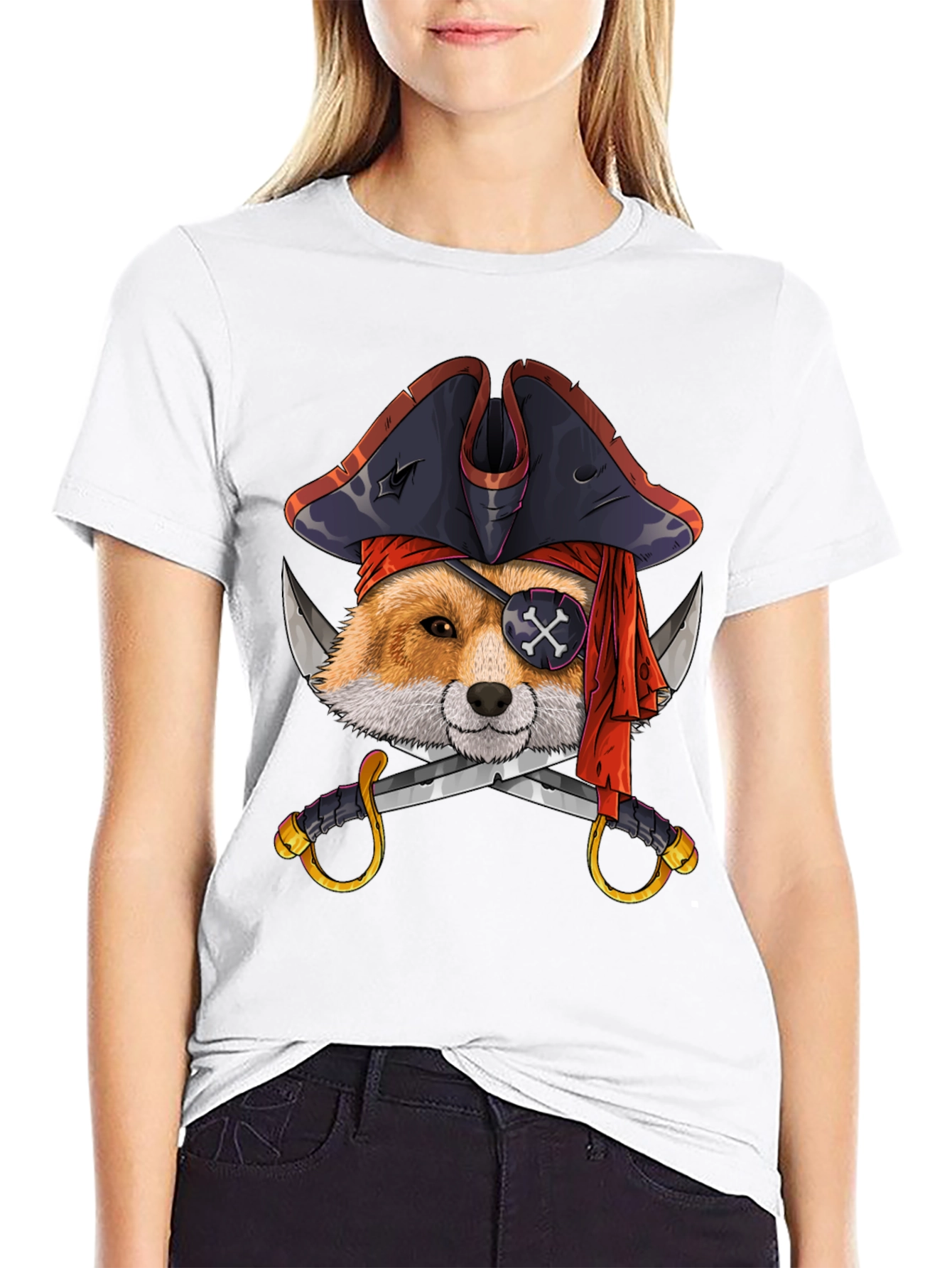 Pirate Fox Graphic Tee