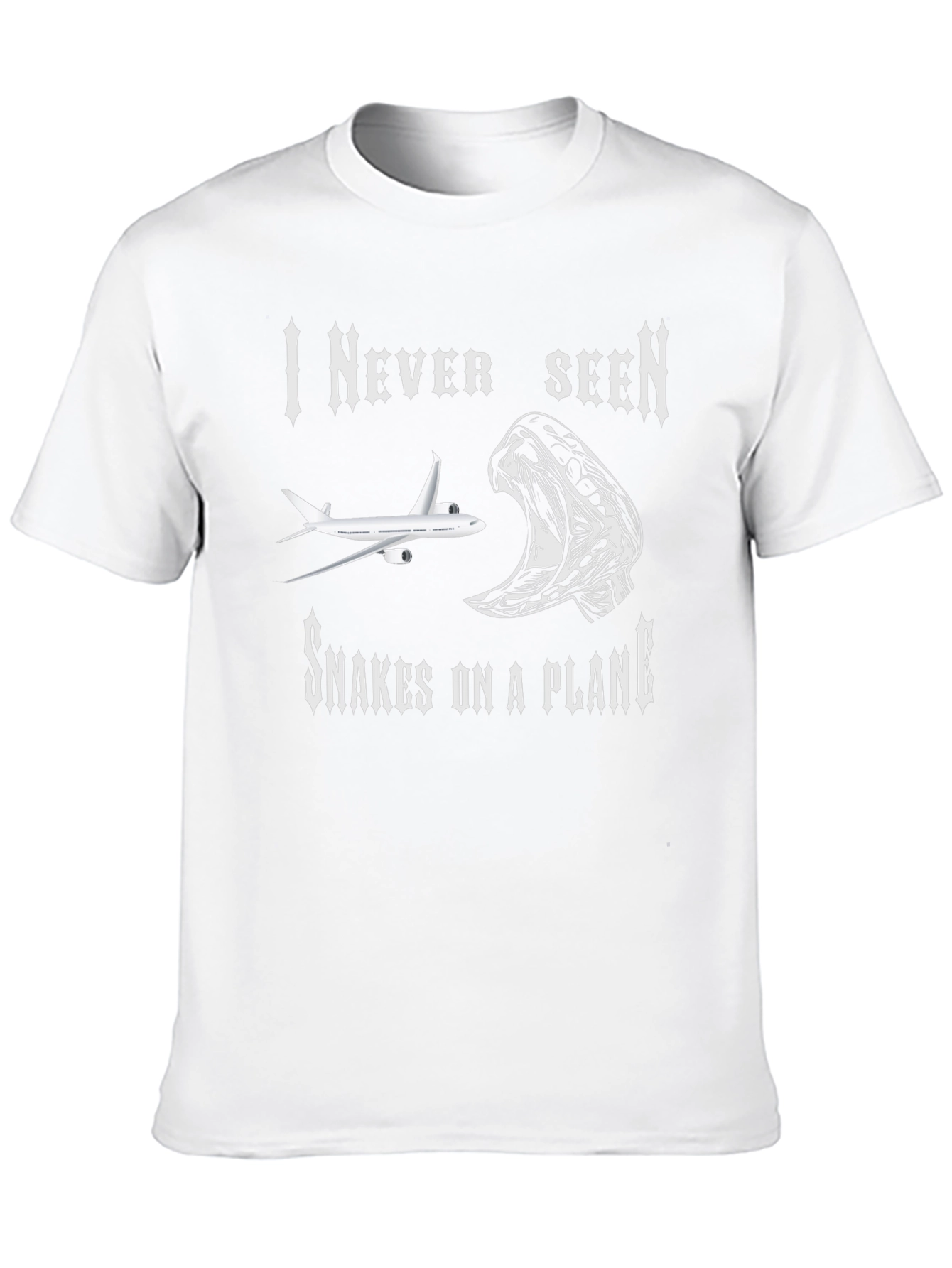 Snakes on a Plane Graphic T-Shirt - Novelty Tee