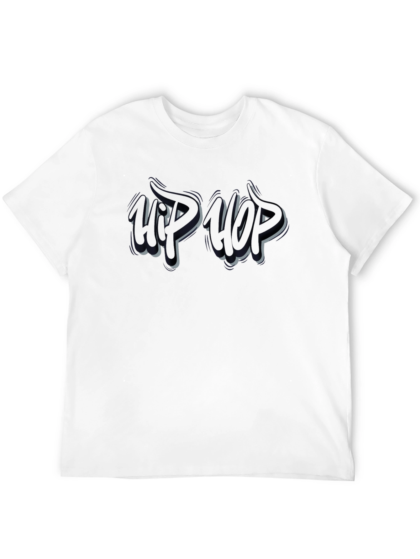 P.W.P. Black Graphic T-Shirt