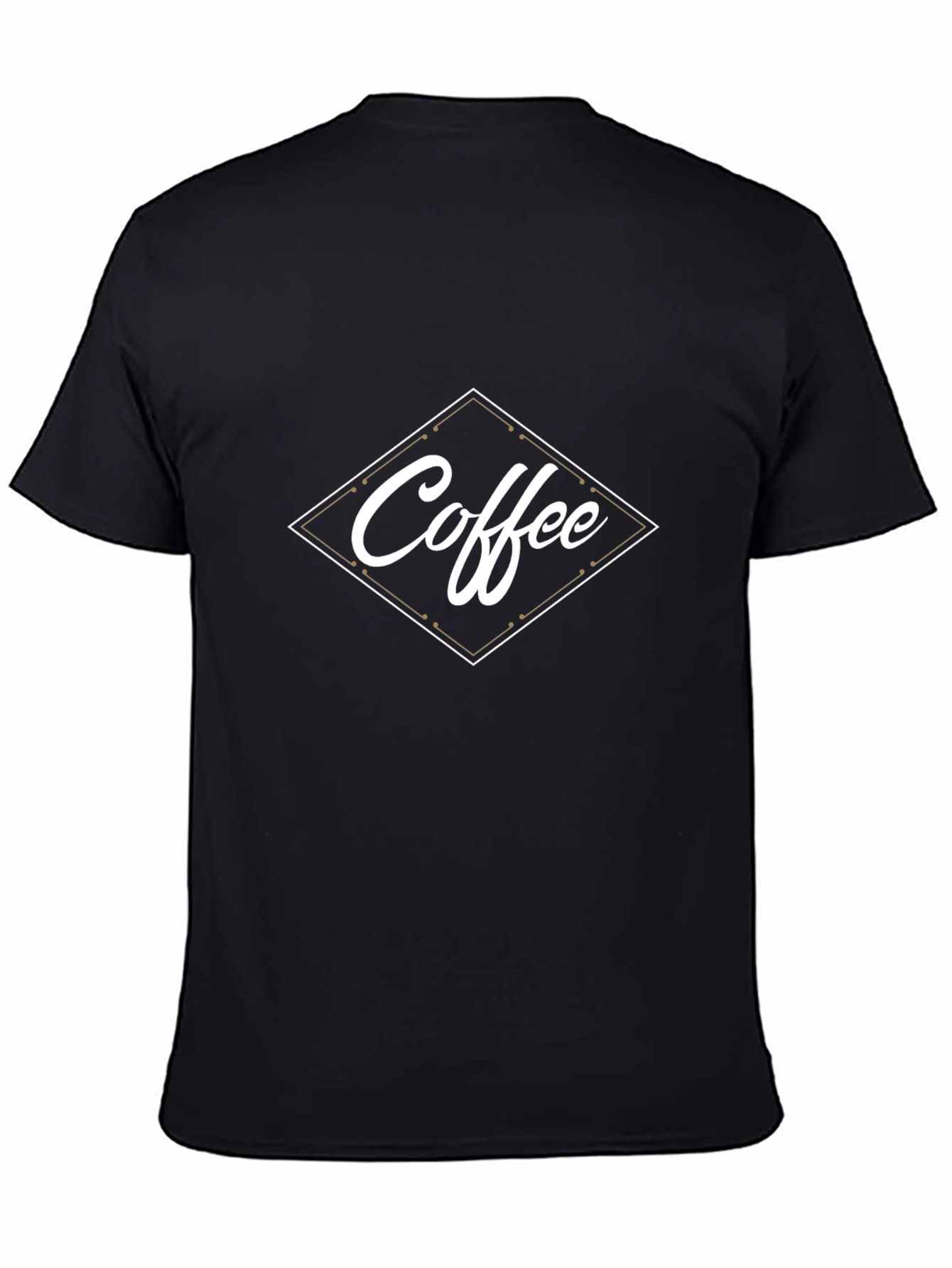 Coffee Graphic Black T-Shirt for Men