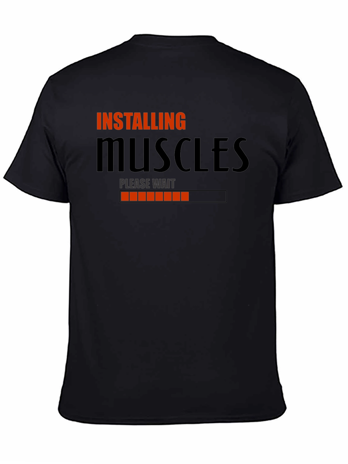 Installing Muscles T-Shirt - Funny Gym Workout Tee