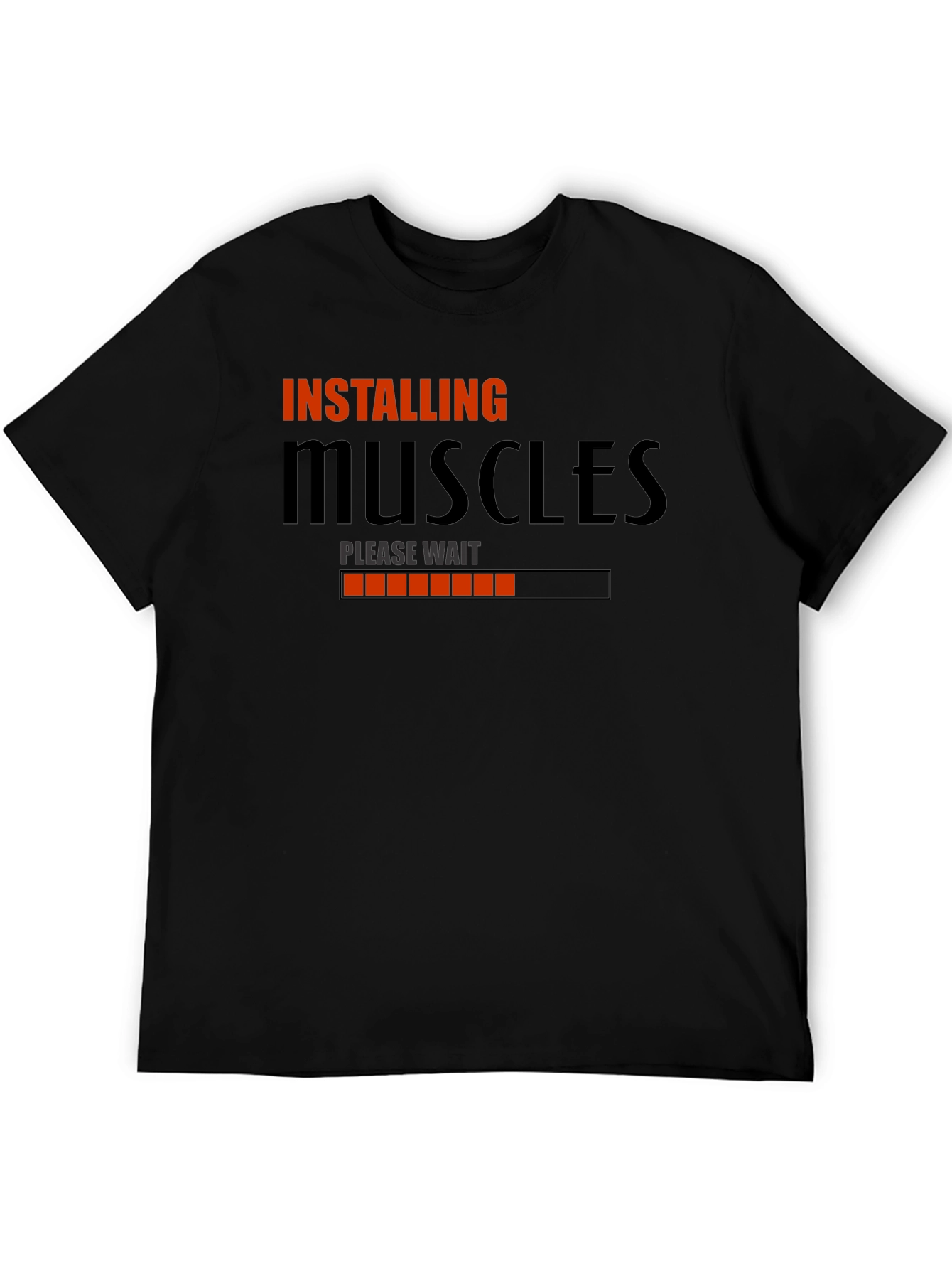 Installing Muscles T-Shirt - Funny Gym Workout Tee