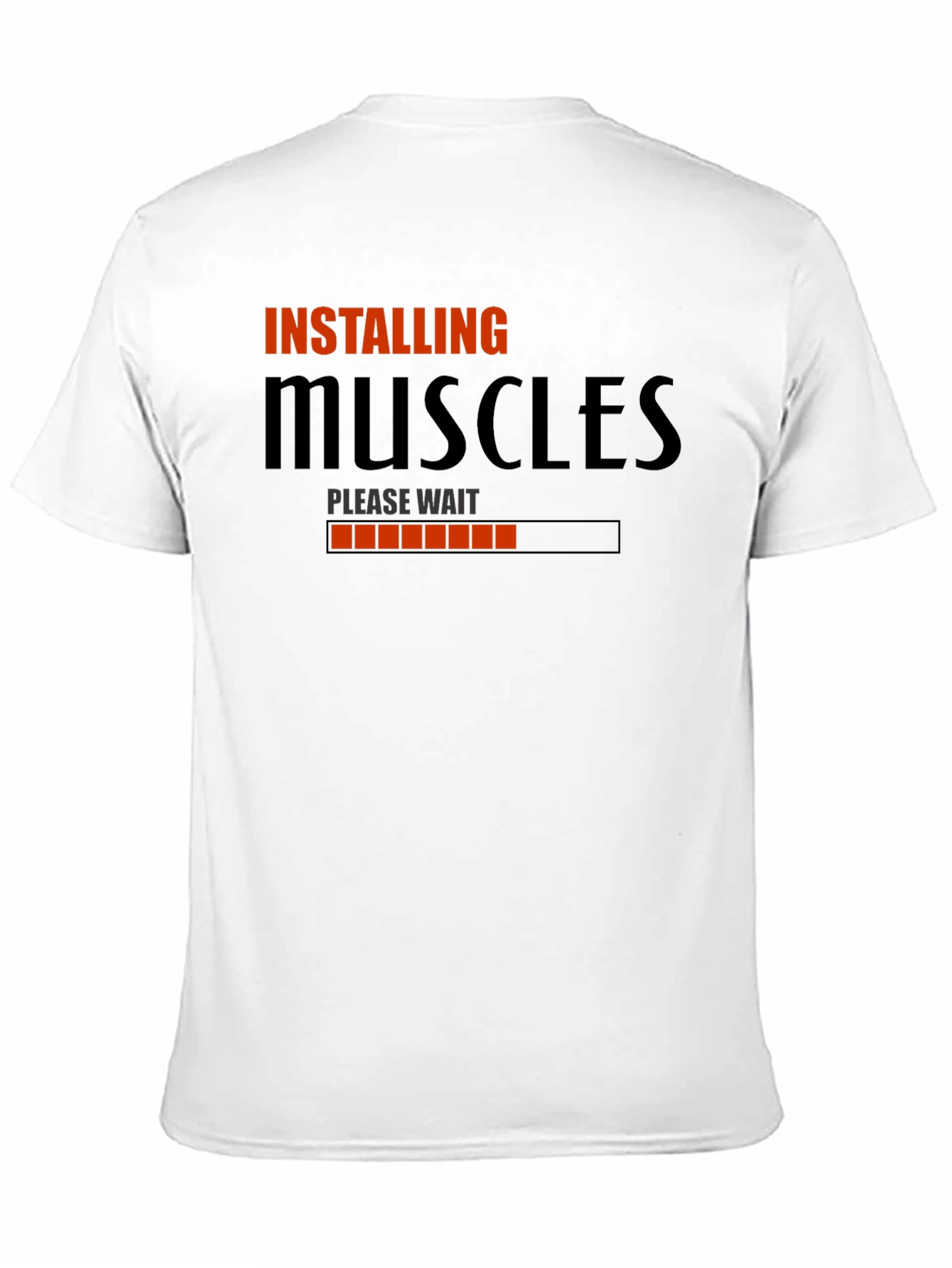 Installing Muscles T-Shirt - Funny Gym Workout Tee